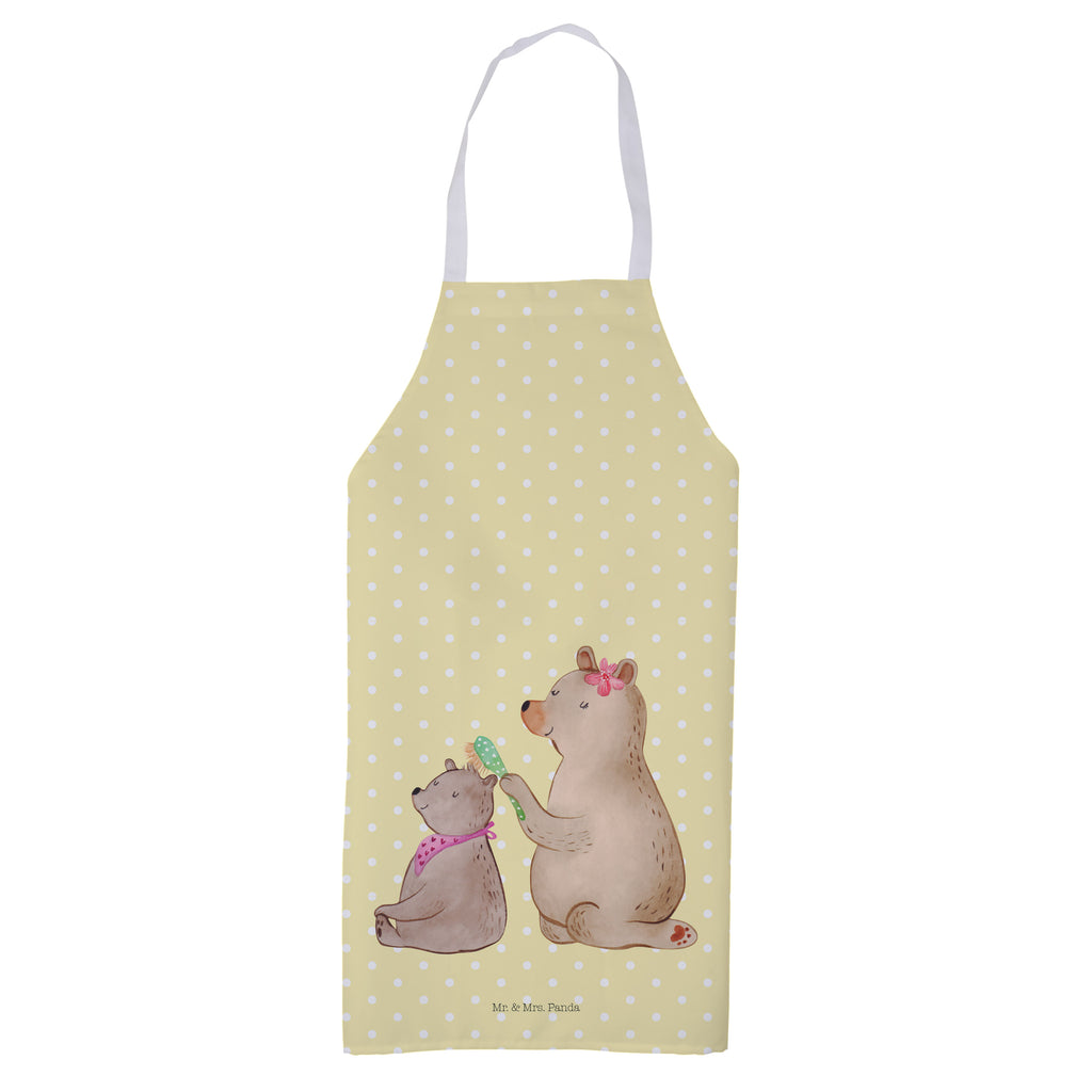 Kochschürze Bär mit Kind Schürze, Backschürze, Küchenschürze, Grillschürze, Latzschürze, Familie, Vatertag, Muttertag, Bruder, Schwester, Mama, Papa, Oma, Opa, Geschenk, Mutti, Mutter