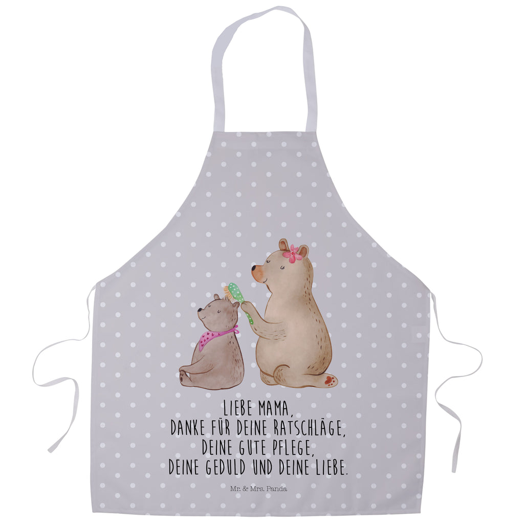 Kochschürze Bär mit Kind Schürze, Backschürze, Küchenschürze, Grillschürze, Latzschürze, Familie, Vatertag, Muttertag, Bruder, Schwester, Mama, Papa, Oma, Opa, Geschenk, Mutti, Mutter