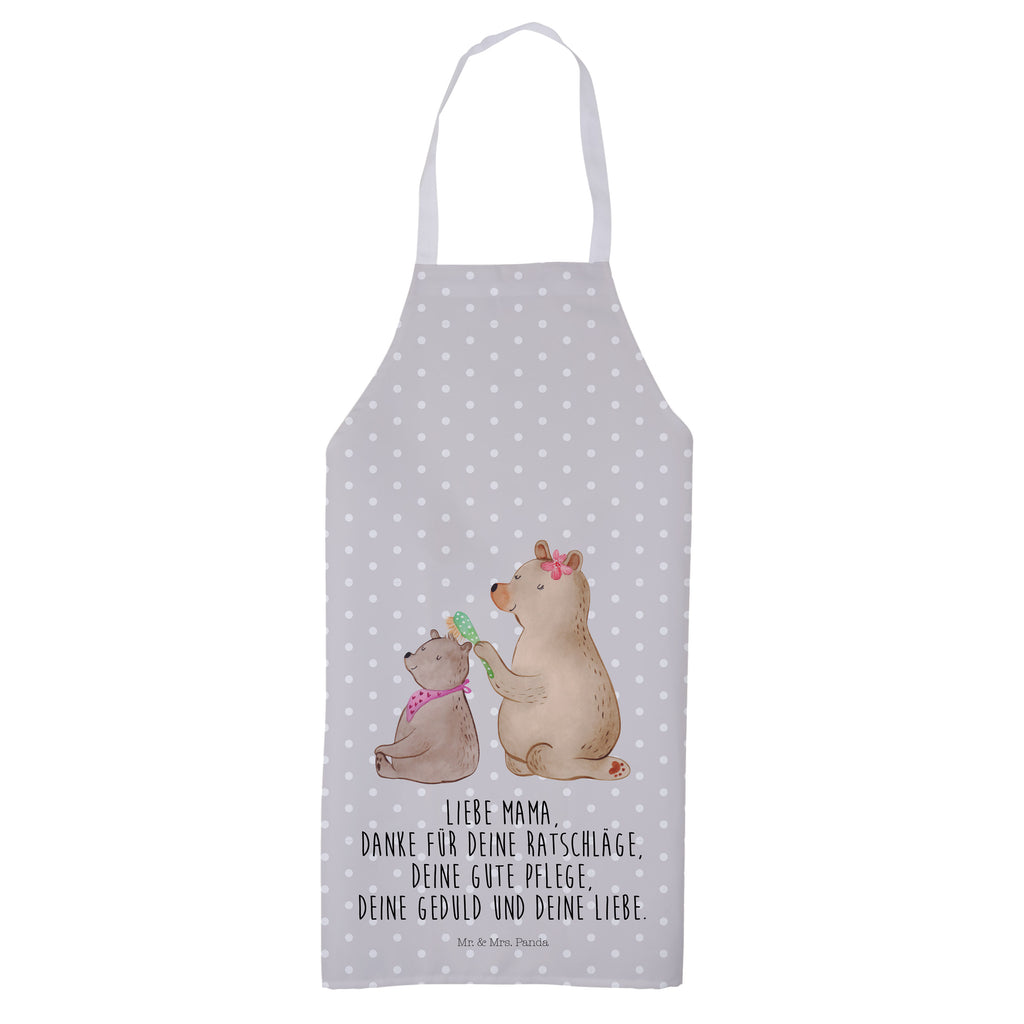 Kochschürze Bär mit Kind Schürze, Backschürze, Küchenschürze, Grillschürze, Latzschürze, Familie, Vatertag, Muttertag, Bruder, Schwester, Mama, Papa, Oma, Opa, Geschenk, Mutti, Mutter