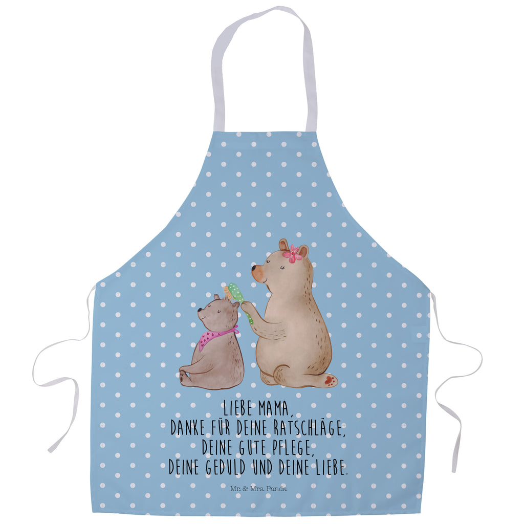 Kochschürze Bär mit Kind Schürze, Backschürze, Küchenschürze, Grillschürze, Latzschürze, Familie, Vatertag, Muttertag, Bruder, Schwester, Mama, Papa, Oma, Opa, Geschenk, Mutti, Mutter