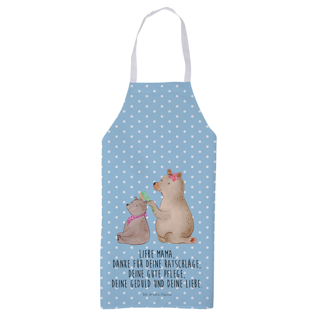 Kochschürze Bär mit Kind Schürze, Backschürze, Küchenschürze, Grillschürze, Latzschürze, Familie, Vatertag, Muttertag, Bruder, Schwester, Mama, Papa, Oma, Opa, Geschenk, Mutti, Mutter