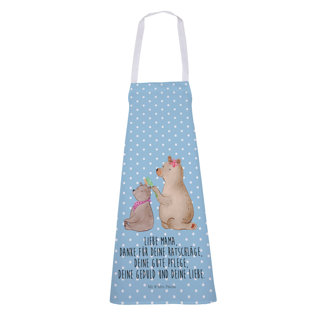 Kochschürze Bär mit Kind Schürze, Backschürze, Küchenschürze, Grillschürze, Latzschürze, Familie, Vatertag, Muttertag, Bruder, Schwester, Mama, Papa, Oma, Opa, Geschenk, Mutti, Mutter