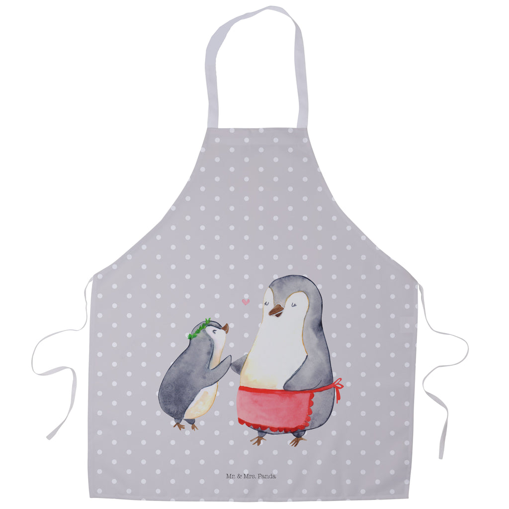 Kochschürze Pinguin mit Kind Schürze, Backschürze, Küchenschürze, Grillschürze, Latzschürze, Familie, Vatertag, Muttertag, Bruder, Schwester, Mama, Papa, Oma, Opa, Geschenk, Mami, Mutti, Mutter, Geburststag