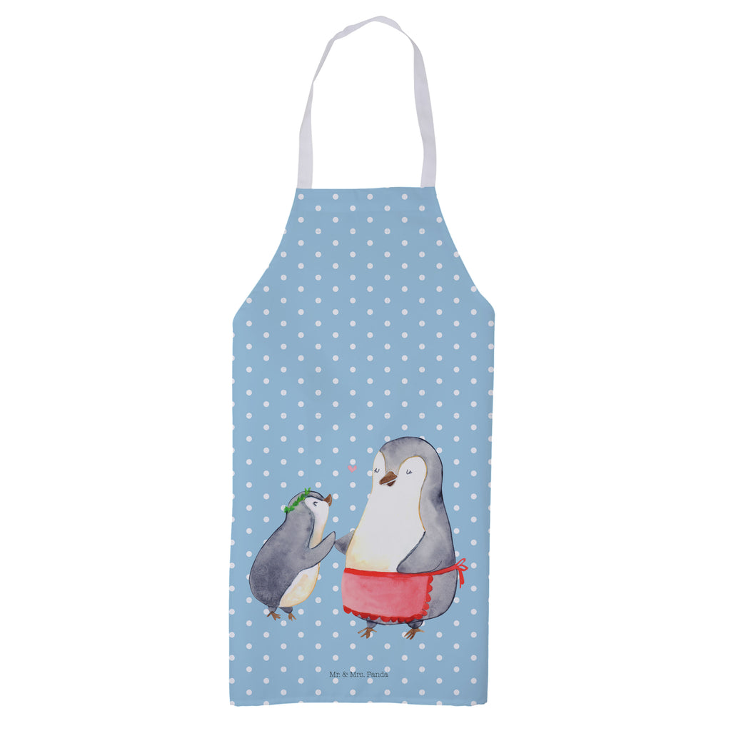 Kochschürze Pinguin mit Kind Schürze, Backschürze, Küchenschürze, Grillschürze, Latzschürze, Familie, Vatertag, Muttertag, Bruder, Schwester, Mama, Papa, Oma, Opa, Geschenk, Mami, Mutti, Mutter, Geburststag