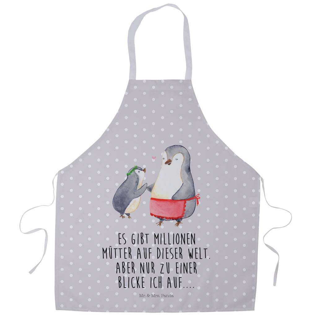 Kochschürze Pinguin mit Kind Schürze, Backschürze, Küchenschürze, Grillschürze, Latzschürze, Familie, Vatertag, Muttertag, Bruder, Schwester, Mama, Papa, Oma, Opa, Geschenk, Mami, Mutti, Mutter, Geburststag