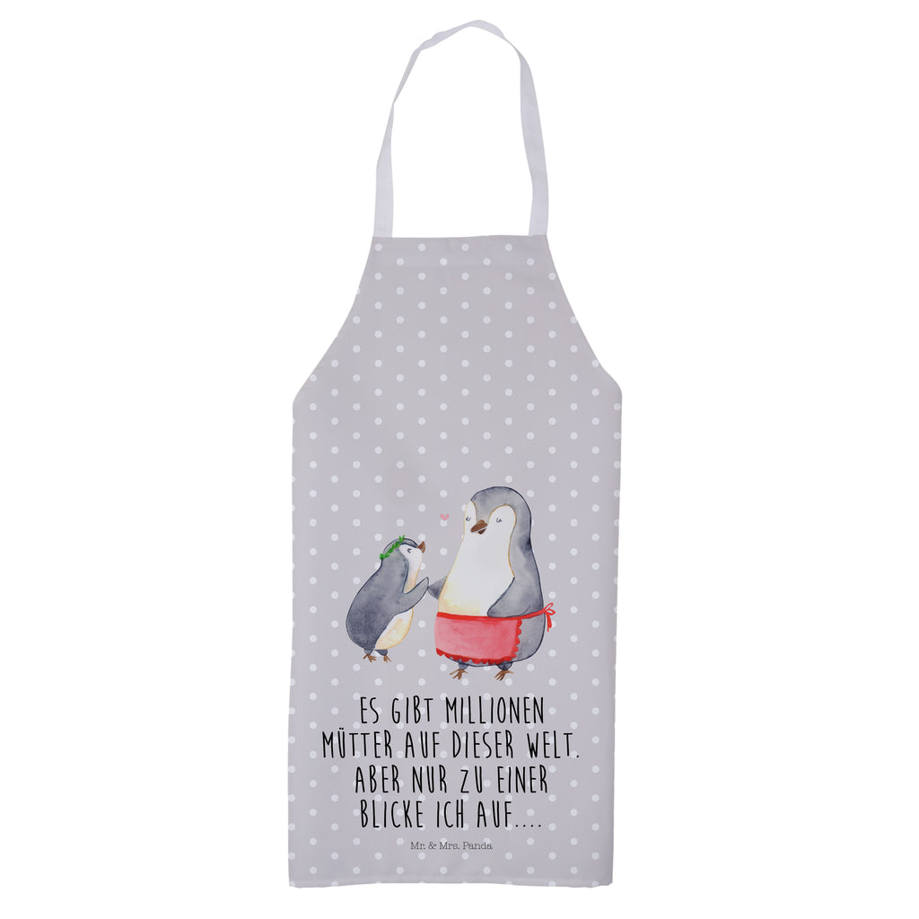 Kochschürze Pinguin mit Kind Schürze, Backschürze, Küchenschürze, Grillschürze, Latzschürze, Familie, Vatertag, Muttertag, Bruder, Schwester, Mama, Papa, Oma, Opa, Geschenk, Mami, Mutti, Mutter, Geburststag