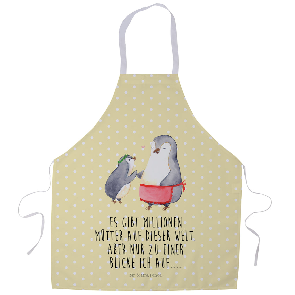 Kochschürze Pinguin mit Kind Schürze, Backschürze, Küchenschürze, Grillschürze, Latzschürze, Familie, Vatertag, Muttertag, Bruder, Schwester, Mama, Papa, Oma, Opa, Geschenk, Mami, Mutti, Mutter, Geburststag
