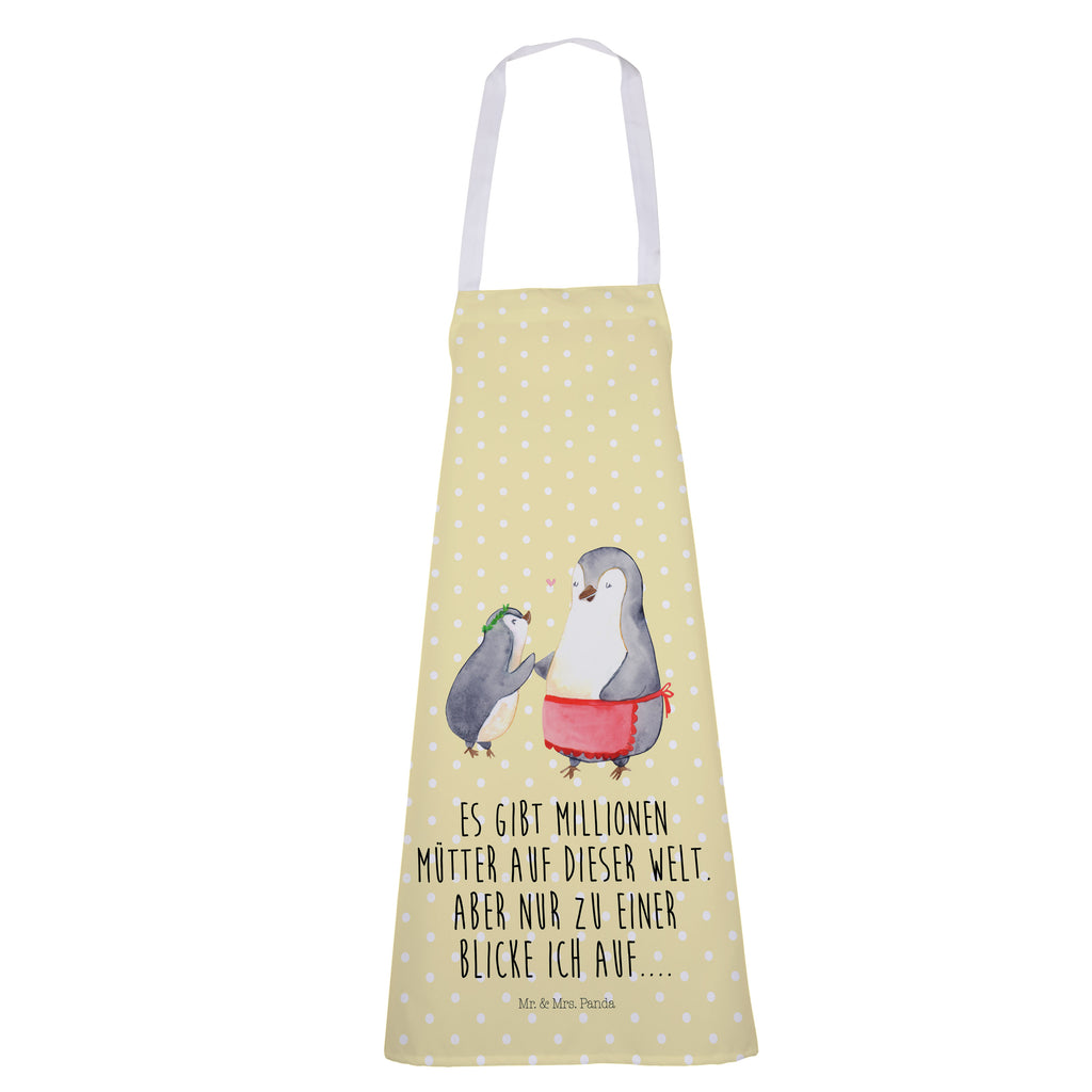 Kochschürze Pinguin mit Kind Schürze, Backschürze, Küchenschürze, Grillschürze, Latzschürze, Familie, Vatertag, Muttertag, Bruder, Schwester, Mama, Papa, Oma, Opa, Geschenk, Mami, Mutti, Mutter, Geburststag