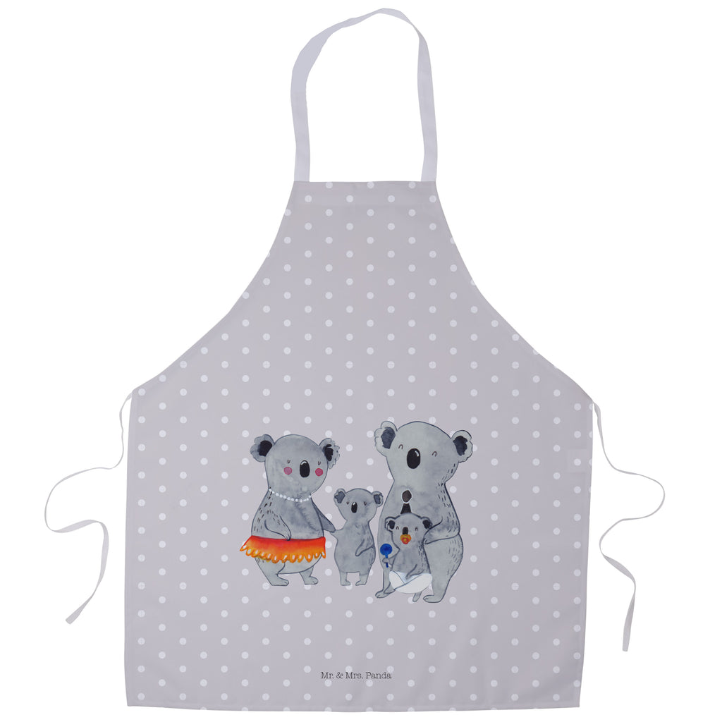 Kochschürze Koala Familie Schürze, Backschürze, Küchenschürze, Grillschürze, Latzschürze, Familie, Vatertag, Muttertag, Bruder, Schwester, Mama, Papa, Oma, Opa, Koala, Koalas, Family, Kinder, Geschwister, Familienleben