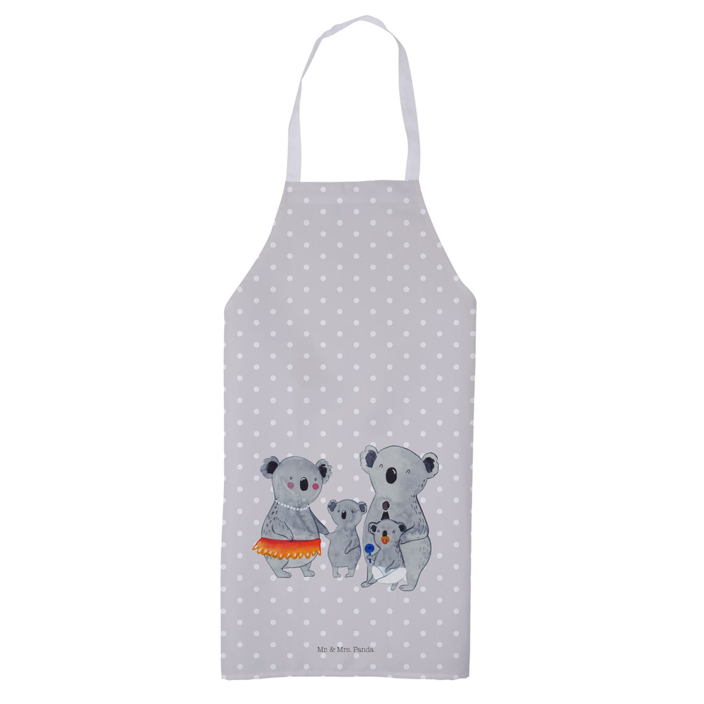 Kochschürze Koala Familie Schürze, Backschürze, Küchenschürze, Grillschürze, Latzschürze, Familie, Vatertag, Muttertag, Bruder, Schwester, Mama, Papa, Oma, Opa, Koala, Koalas, Family, Kinder, Geschwister, Familienleben
