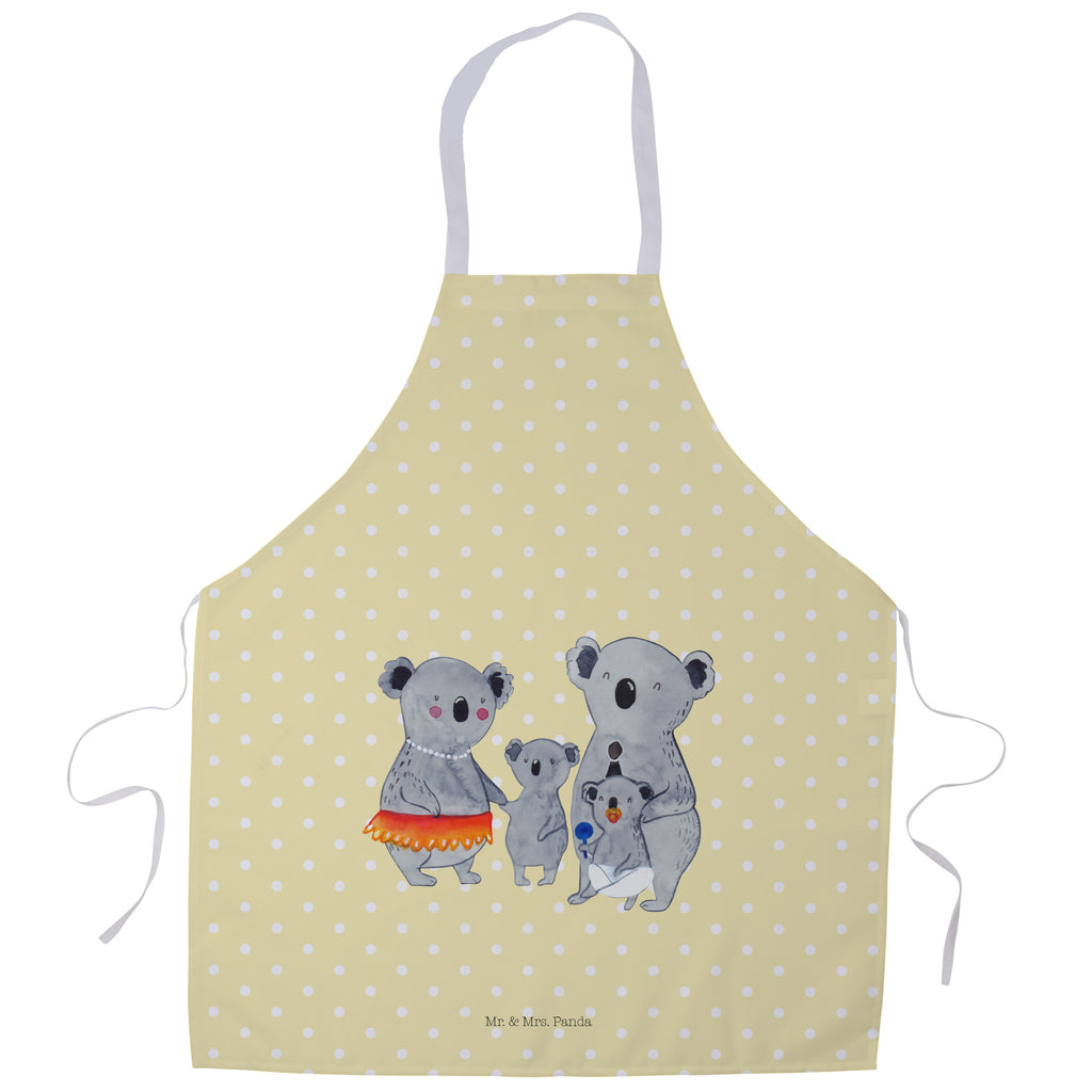 Kochschürze Koala Familie Schürze, Backschürze, Küchenschürze, Grillschürze, Latzschürze, Familie, Vatertag, Muttertag, Bruder, Schwester, Mama, Papa, Oma, Opa, Koala, Koalas, Family, Kinder, Geschwister, Familienleben
