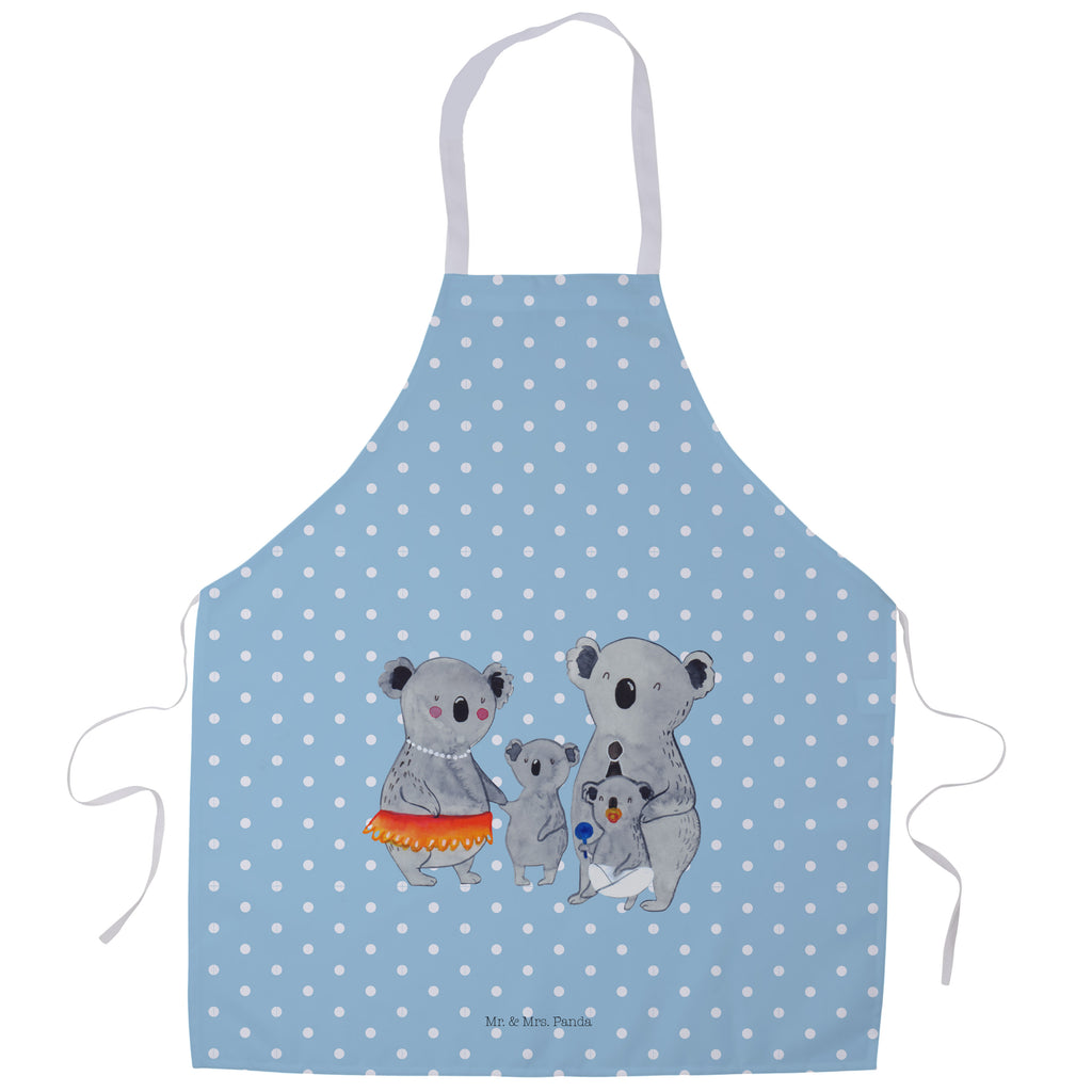 Kochschürze Koala Familie Schürze, Backschürze, Küchenschürze, Grillschürze, Latzschürze, Familie, Vatertag, Muttertag, Bruder, Schwester, Mama, Papa, Oma, Opa, Koala, Koalas, Family, Kinder, Geschwister, Familienleben