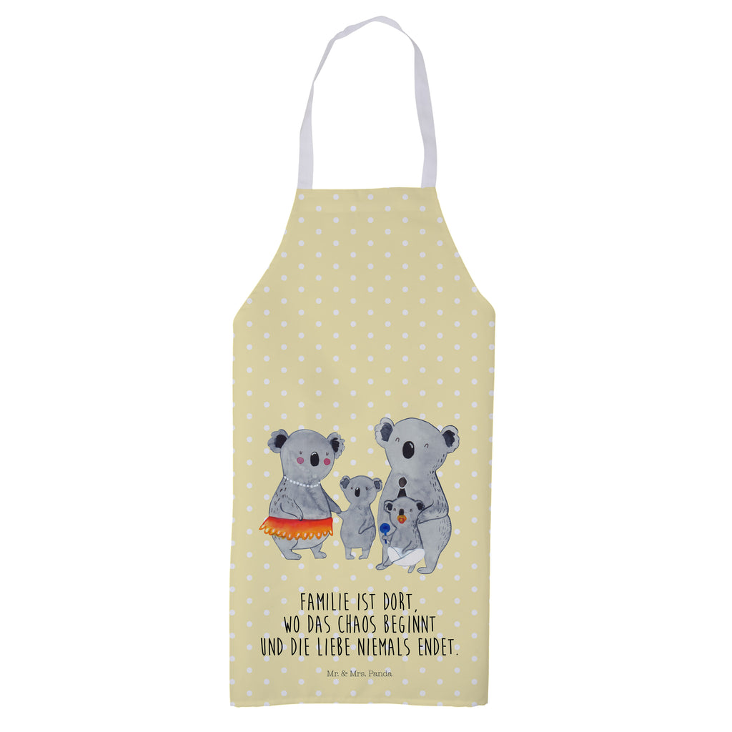 Kochschürze Koala Familie Schürze, Backschürze, Küchenschürze, Grillschürze, Latzschürze, Familie, Vatertag, Muttertag, Bruder, Schwester, Mama, Papa, Oma, Opa, Koala, Koalas, Family, Kinder, Geschwister, Familienleben
