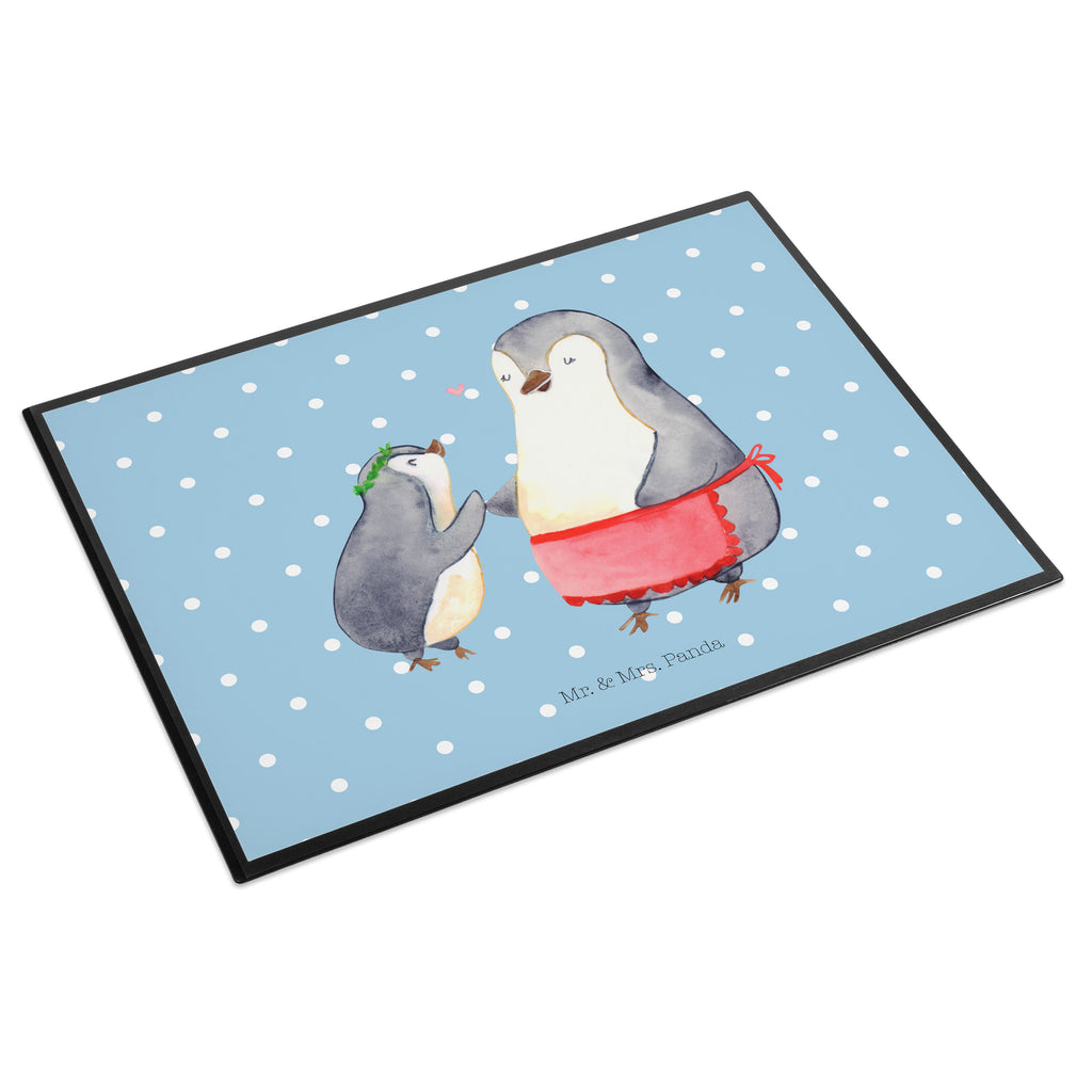 Schreibtischunterlage Pinguin mit Kind Schreibunterlage, Schreibtischauflage, Bürobedarf, Büroartikel, Schreibwaren, Schreibtisch Unterlagen, Schreibtischunterlage Groß, Familie, Vatertag, Muttertag, Bruder, Schwester, Mama, Papa, Oma, Opa, Geschenk, Mami, Mutti, Mutter, Geburststag
