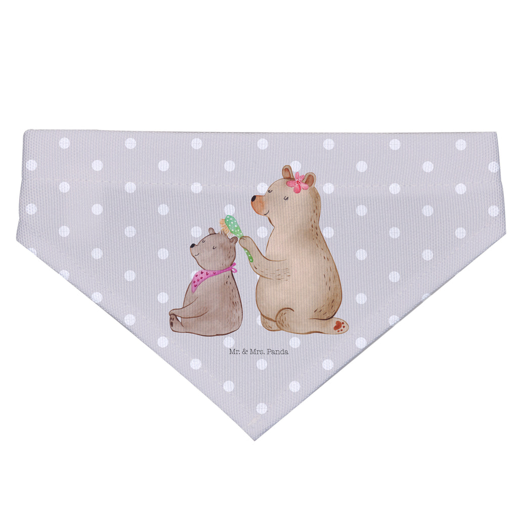 Hundehalstuch M Bär mit Kind Hundehalstuch, Halstuch, Hunde, Tuch, mittel, mittelgroße Hunde, Familie, Vatertag, Muttertag, Bruder, Schwester, Mama, Papa, Oma, Opa, Geschenk, Mutti, Mutter