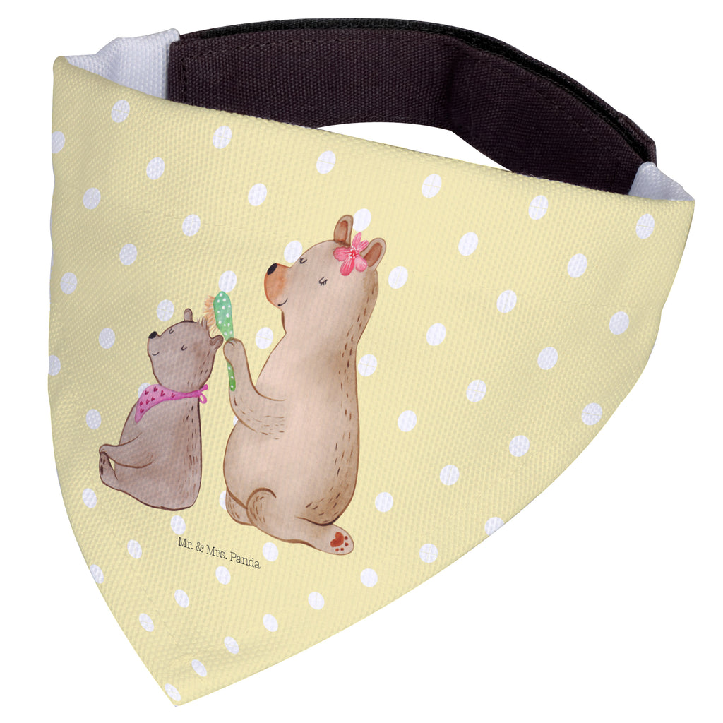 Hundehalstuch M Bär mit Kind Hundehalstuch, Halstuch, Hunde, Tuch, mittel, mittelgroße Hunde, Familie, Vatertag, Muttertag, Bruder, Schwester, Mama, Papa, Oma, Opa, Geschenk, Mutti, Mutter