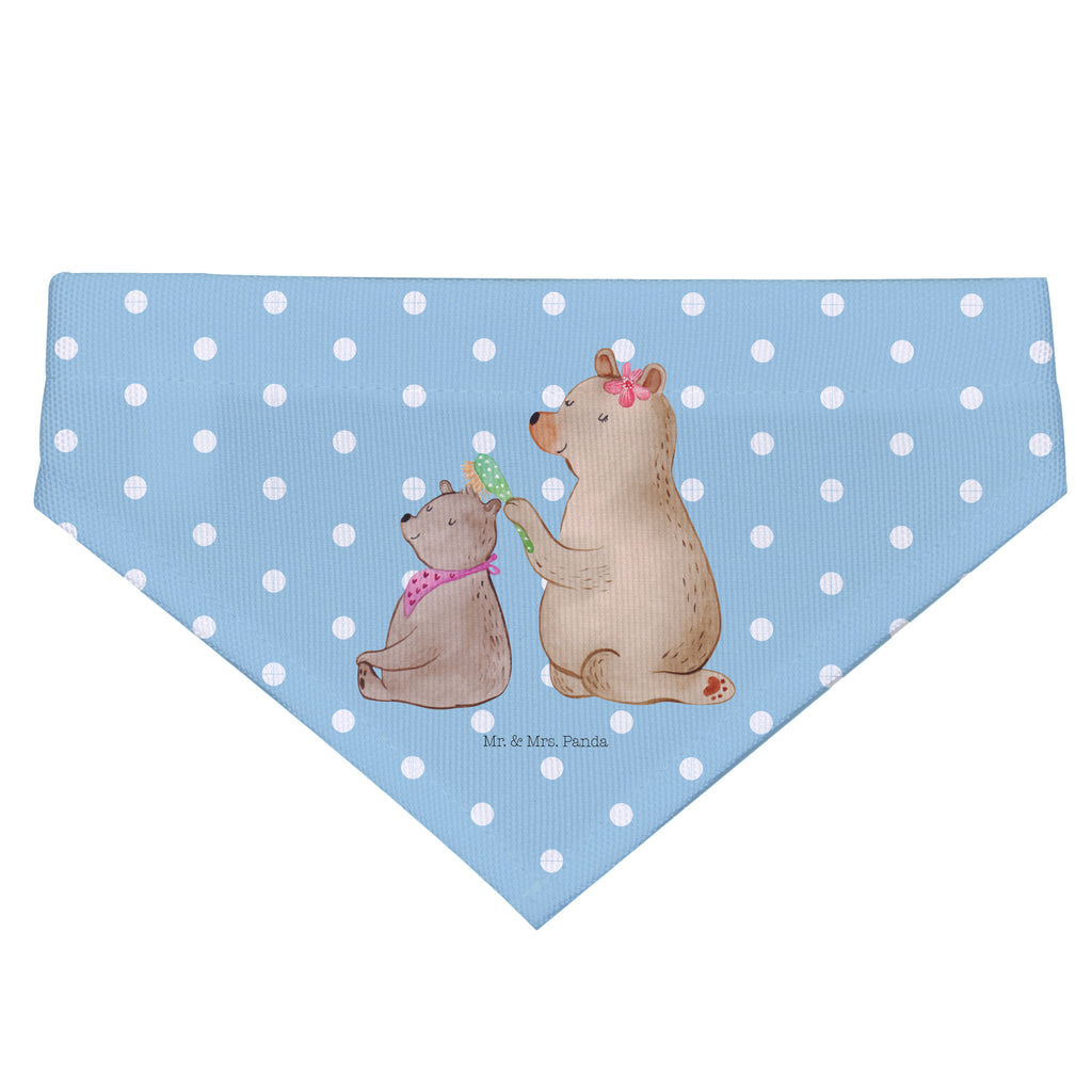Hundehalstuch M Bär mit Kind Hundehalstuch, Halstuch, Hunde, Tuch, mittel, mittelgroße Hunde, Familie, Vatertag, Muttertag, Bruder, Schwester, Mama, Papa, Oma, Opa, Geschenk, Mutti, Mutter