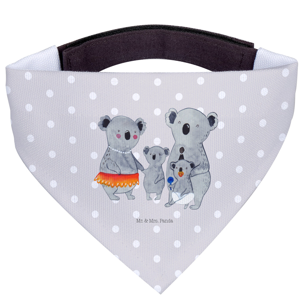 Hundehalstuch M Koala Familie Hundehalstuch, Halstuch, Hunde, Tuch, mittel, mittelgroße Hunde, Familie, Vatertag, Muttertag, Bruder, Schwester, Mama, Papa, Oma, Opa, Koala, Koalas, Family, Kinder, Geschwister, Familienleben