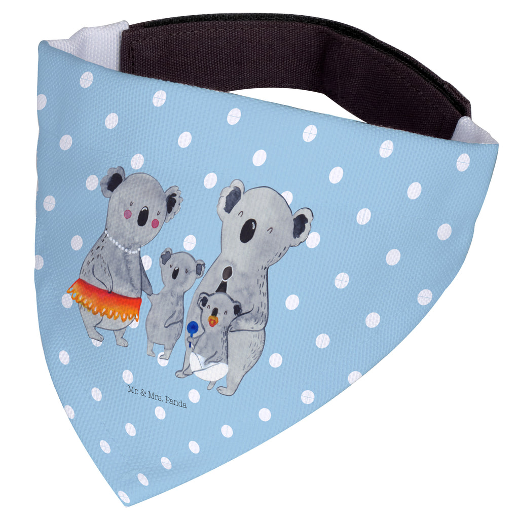 Hundehalstuch M Koala Familie Hundehalstuch, Halstuch, Hunde, Tuch, mittel, mittelgroße Hunde, Familie, Vatertag, Muttertag, Bruder, Schwester, Mama, Papa, Oma, Opa, Koala, Koalas, Family, Kinder, Geschwister, Familienleben