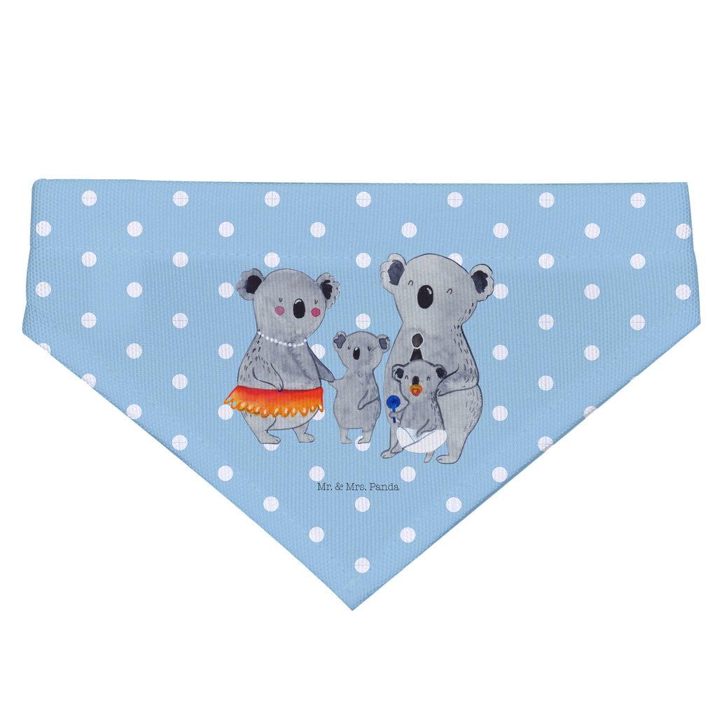 Hundehalstuch M Koala Familie Hundehalstuch, Halstuch, Hunde, Tuch, mittel, mittelgroße Hunde, Familie, Vatertag, Muttertag, Bruder, Schwester, Mama, Papa, Oma, Opa, Koala, Koalas, Family, Kinder, Geschwister, Familienleben