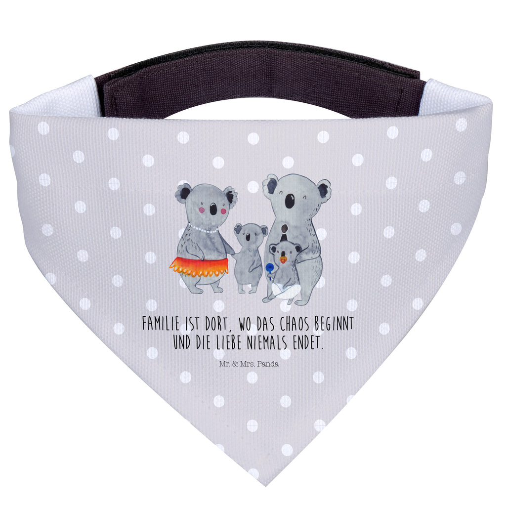 Hundehalstuch M Koala Familie Hundehalstuch, Halstuch, Hunde, Tuch, mittel, mittelgroße Hunde, Familie, Vatertag, Muttertag, Bruder, Schwester, Mama, Papa, Oma, Opa, Koala, Koalas, Family, Kinder, Geschwister, Familienleben