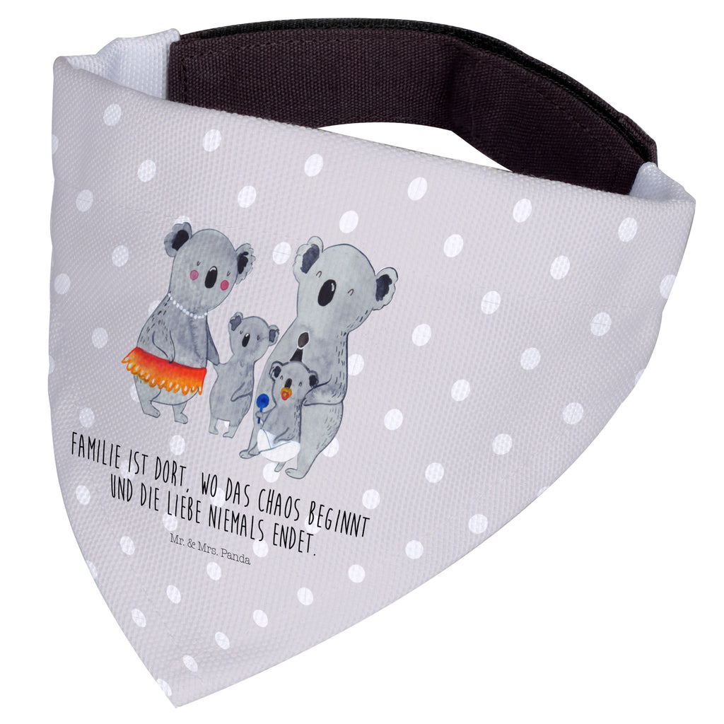 Hundehalstuch M Koala Familie Hundehalstuch, Halstuch, Hunde, Tuch, mittel, mittelgroße Hunde, Familie, Vatertag, Muttertag, Bruder, Schwester, Mama, Papa, Oma, Opa, Koala, Koalas, Family, Kinder, Geschwister, Familienleben