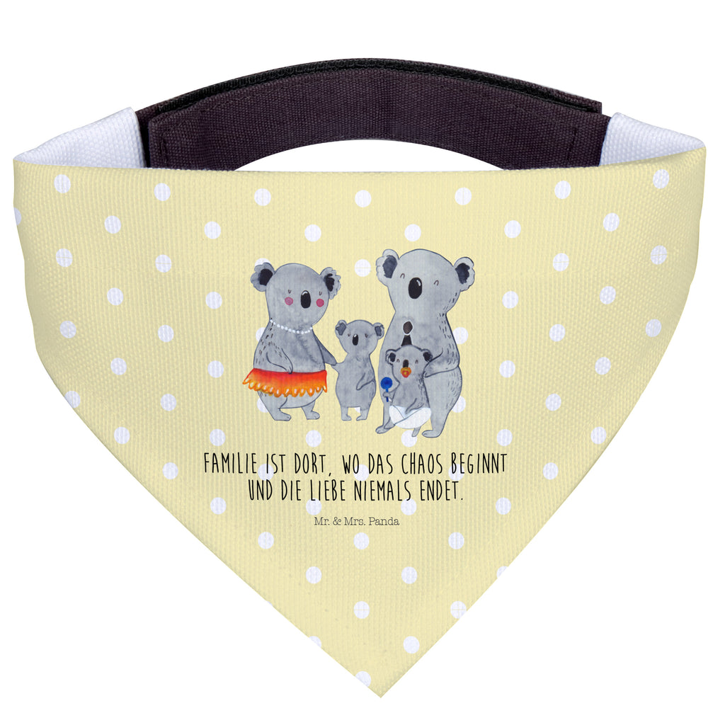 Hundehalstuch M Koala Familie Hundehalstuch, Halstuch, Hunde, Tuch, mittel, mittelgroße Hunde, Familie, Vatertag, Muttertag, Bruder, Schwester, Mama, Papa, Oma, Opa, Koala, Koalas, Family, Kinder, Geschwister, Familienleben