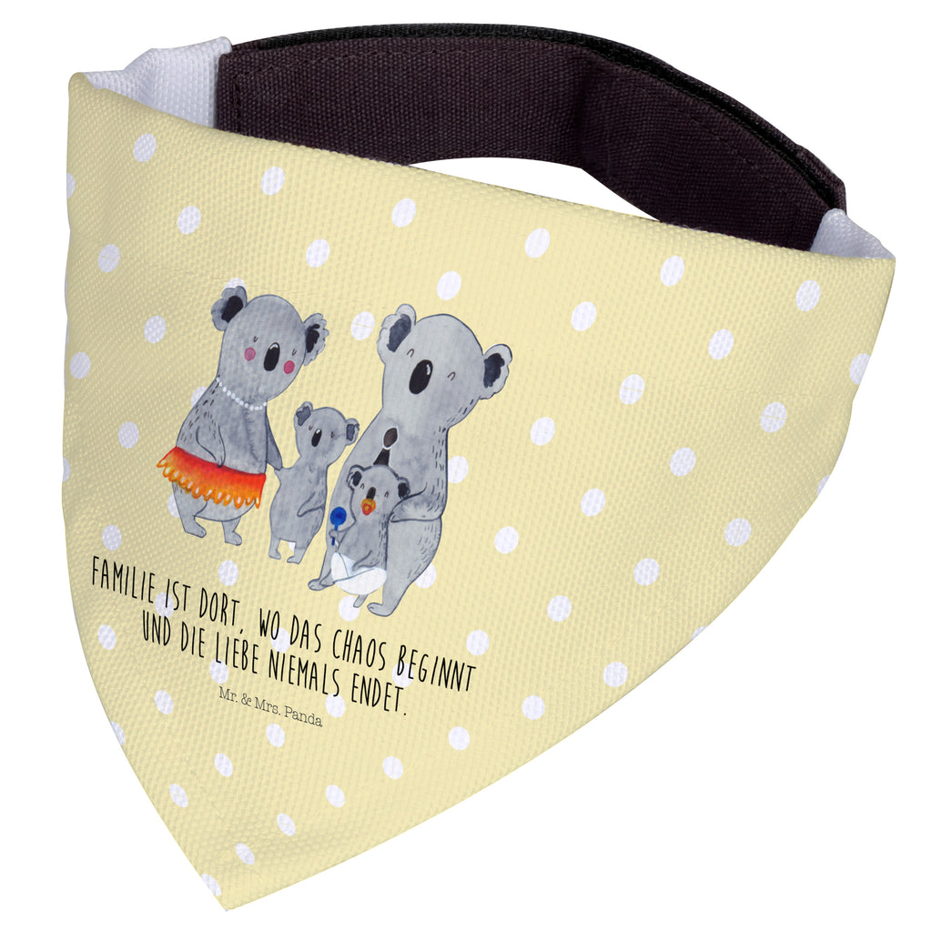 Hundehalstuch M Koala Familie Hundehalstuch, Halstuch, Hunde, Tuch, mittel, mittelgroße Hunde, Familie, Vatertag, Muttertag, Bruder, Schwester, Mama, Papa, Oma, Opa, Koala, Koalas, Family, Kinder, Geschwister, Familienleben