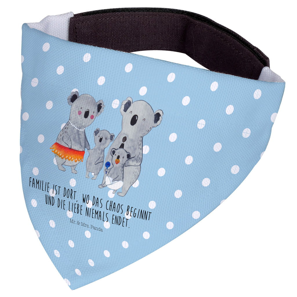Hundehalstuch M Koala Familie Hundehalstuch, Halstuch, Hunde, Tuch, mittel, mittelgroße Hunde, Familie, Vatertag, Muttertag, Bruder, Schwester, Mama, Papa, Oma, Opa, Koala, Koalas, Family, Kinder, Geschwister, Familienleben
