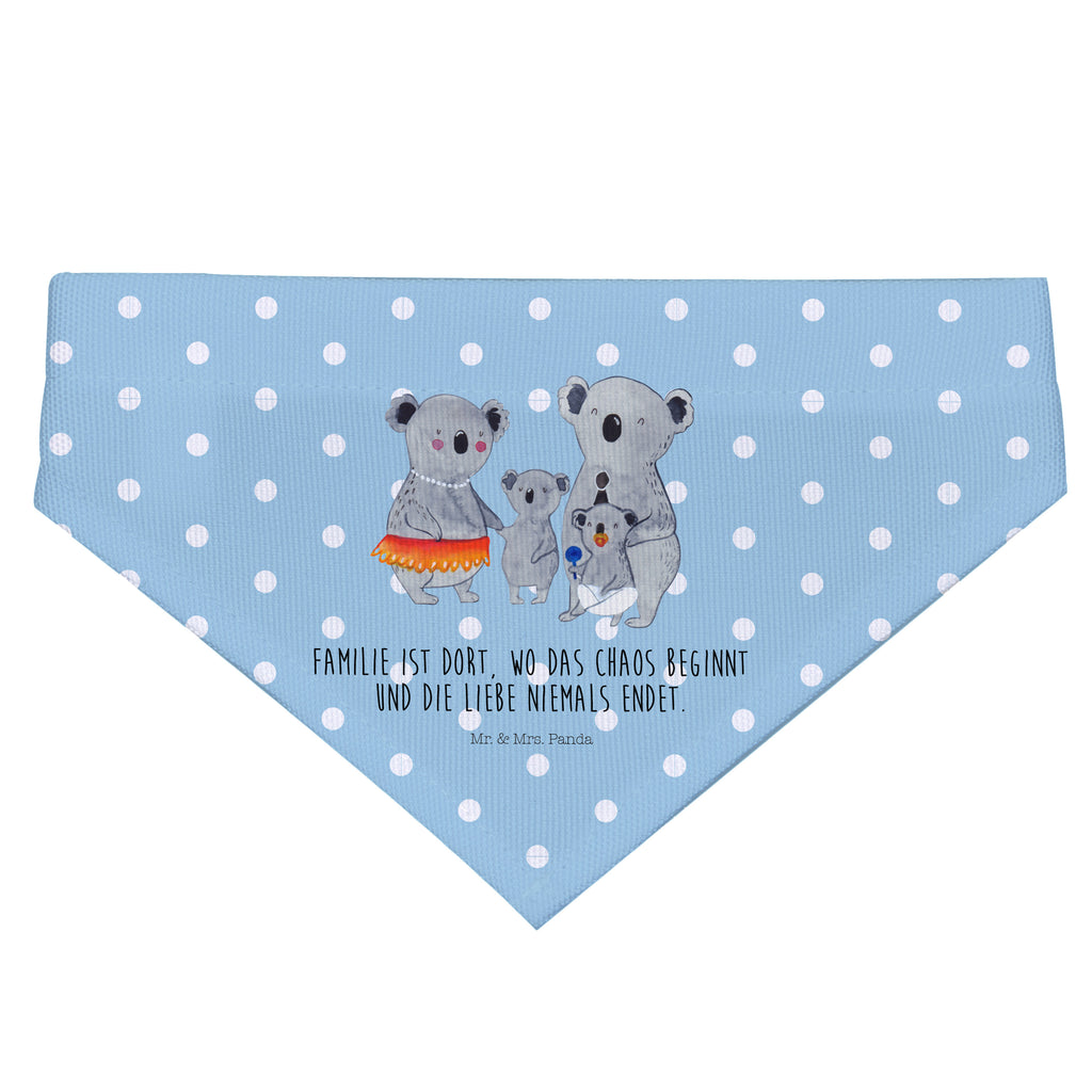 Hundehalstuch M Koala Familie Hundehalstuch, Halstuch, Hunde, Tuch, mittel, mittelgroße Hunde, Familie, Vatertag, Muttertag, Bruder, Schwester, Mama, Papa, Oma, Opa, Koala, Koalas, Family, Kinder, Geschwister, Familienleben