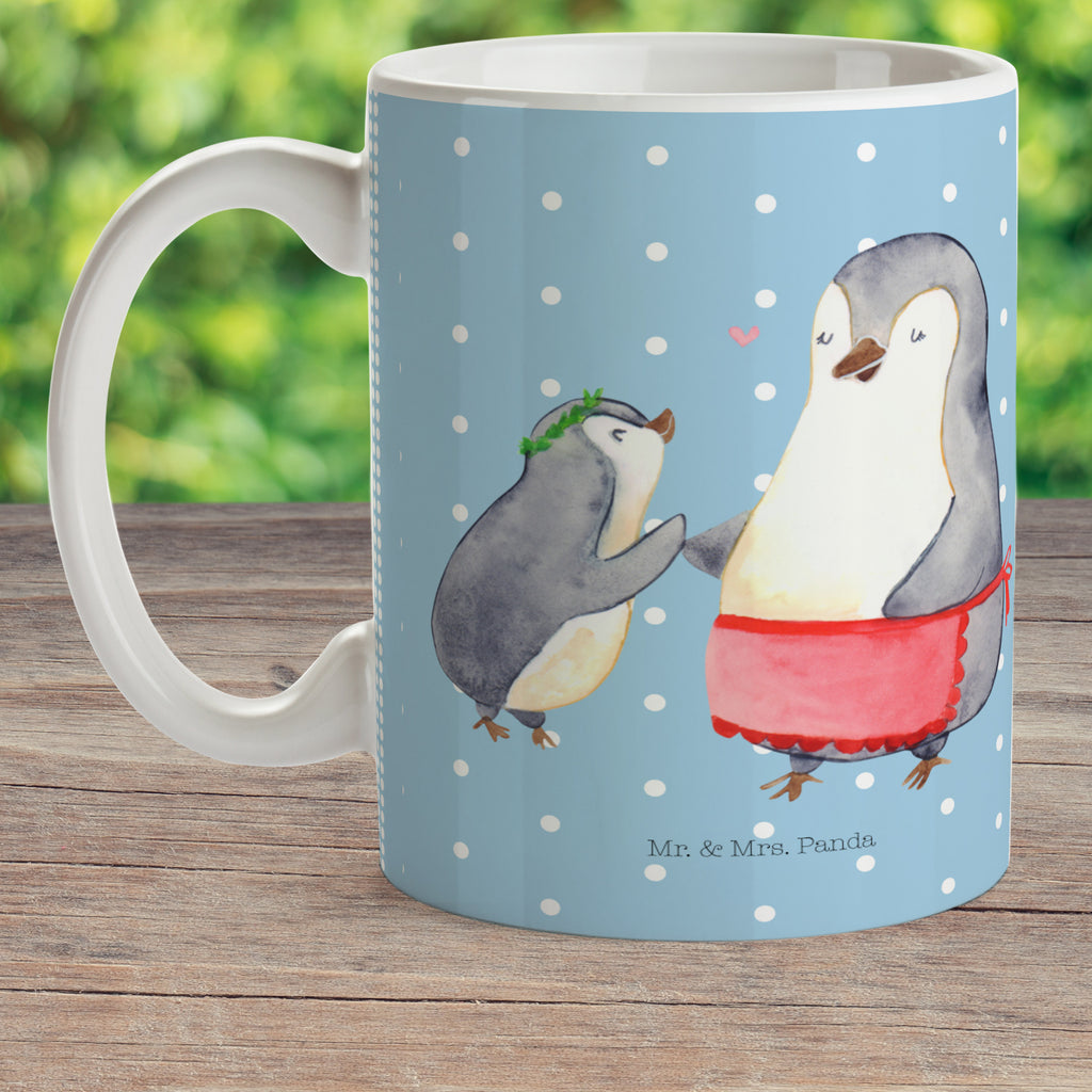 Kindertasse Pinguin mit Kind Kunststoff Tasse, Kindergarten, Tasse, Trinkbecher, Camping Becher, Kaffeetasse, Kunststoffbecher, Kindergartenbecher, Outdoorgeschirr, Kunststoffgeschirr, Reisebecher, Reisetasse, Kinderbecher, Familie, Vatertag, Muttertag, Bruder, Schwester, Mama, Papa, Oma, Opa, Geschenk, Mami, Mutti, Mutter, Geburststag