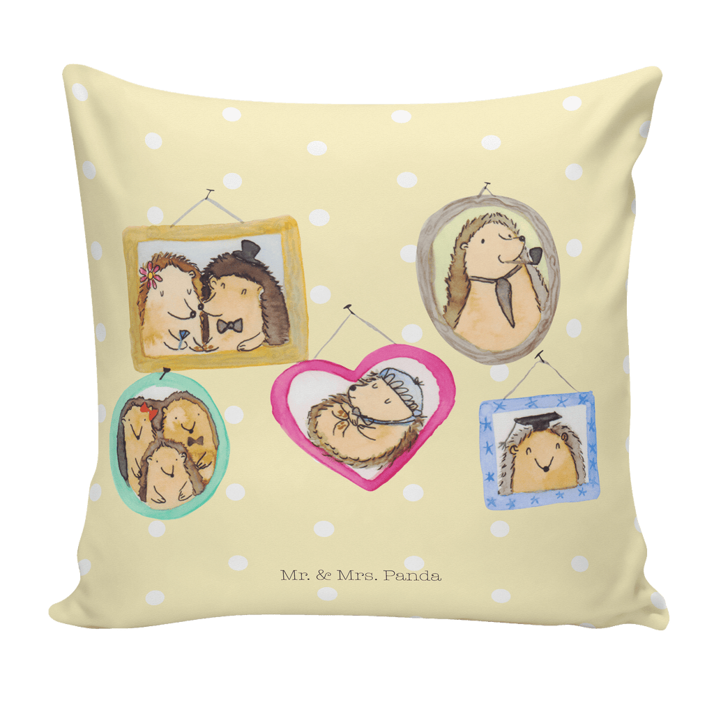 40x40 Kissen Igel Familie Kissenhülle, Kopfkissen, Sofakissen, Dekokissen, Motivkissen, Familie, Vatertag, Muttertag, Bruder, Schwester, Mama, Papa, Oma, Opa, Liebe, Igel, Bilder, Zusammenhalt, Glück