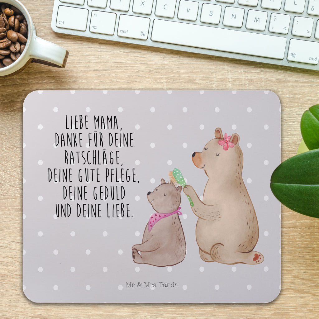 Mauspad Bär mit Kind Mousepad, Computer zubehör, Büroausstattung, PC Zubehör, Arbeitszimmer, Mauspad, Einzigartiges Mauspad, Designer Mauspad, Familie, Vatertag, Muttertag, Bruder, Schwester, Mama, Papa, Oma, Opa, Geschenk, Mutti, Mutter