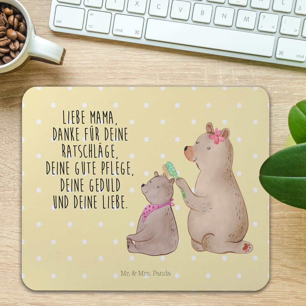 Mauspad Bär mit Kind Mousepad, Computer zubehör, Büroausstattung, PC Zubehör, Arbeitszimmer, Mauspad, Einzigartiges Mauspad, Designer Mauspad, Familie, Vatertag, Muttertag, Bruder, Schwester, Mama, Papa, Oma, Opa, Geschenk, Mutti, Mutter