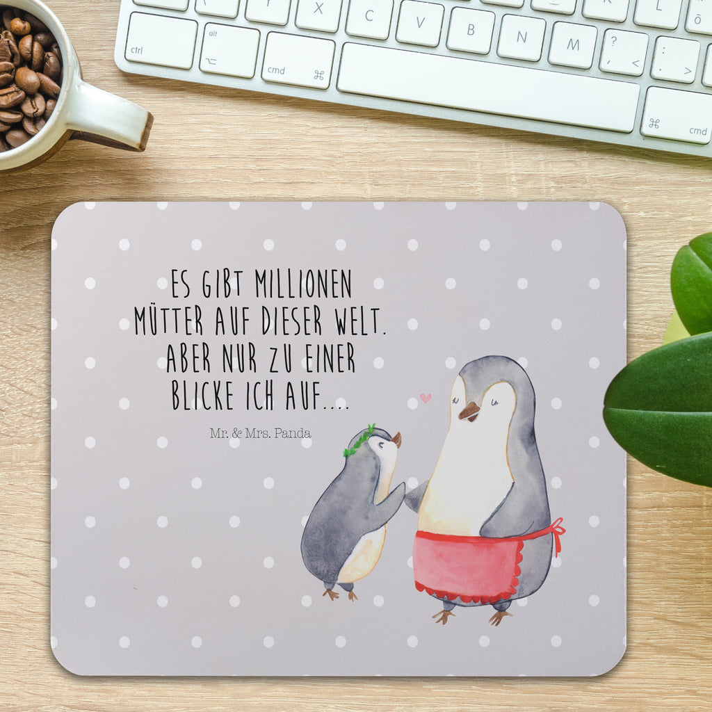 Mauspad Pinguin mit Kind Mousepad, Computer zubehör, Büroausstattung, PC Zubehör, Arbeitszimmer, Mauspad, Einzigartiges Mauspad, Designer Mauspad, Familie, Vatertag, Muttertag, Bruder, Schwester, Mama, Papa, Oma, Opa, Geschenk, Mami, Mutti, Mutter, Geburststag