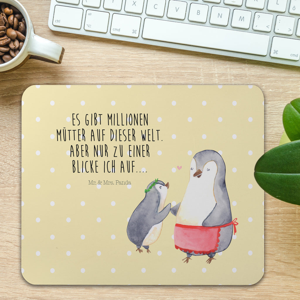 Mauspad Pinguin mit Kind Mousepad, Computer zubehör, Büroausstattung, PC Zubehör, Arbeitszimmer, Mauspad, Einzigartiges Mauspad, Designer Mauspad, Familie, Vatertag, Muttertag, Bruder, Schwester, Mama, Papa, Oma, Opa, Geschenk, Mami, Mutti, Mutter, Geburststag