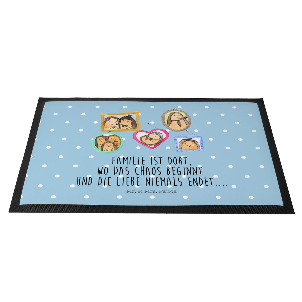 Fußmatte Igel Familie Familie, Liebe, Igel, Bilder, Zusammenhalt, Glück, Bruder, Schwester, Mama, Papa Türvorleger, Schmutzmatte, Fußabtreter, Matte, Schmutzfänger, Fußabstreifer, Schmutzfangmatte, Türmatte, Motivfußmatte,  Haustürmatte, Vorleger  Familie, Vatertag, Muttertag, Bruder, Schwester, Mama, Papa, Oma, Opa