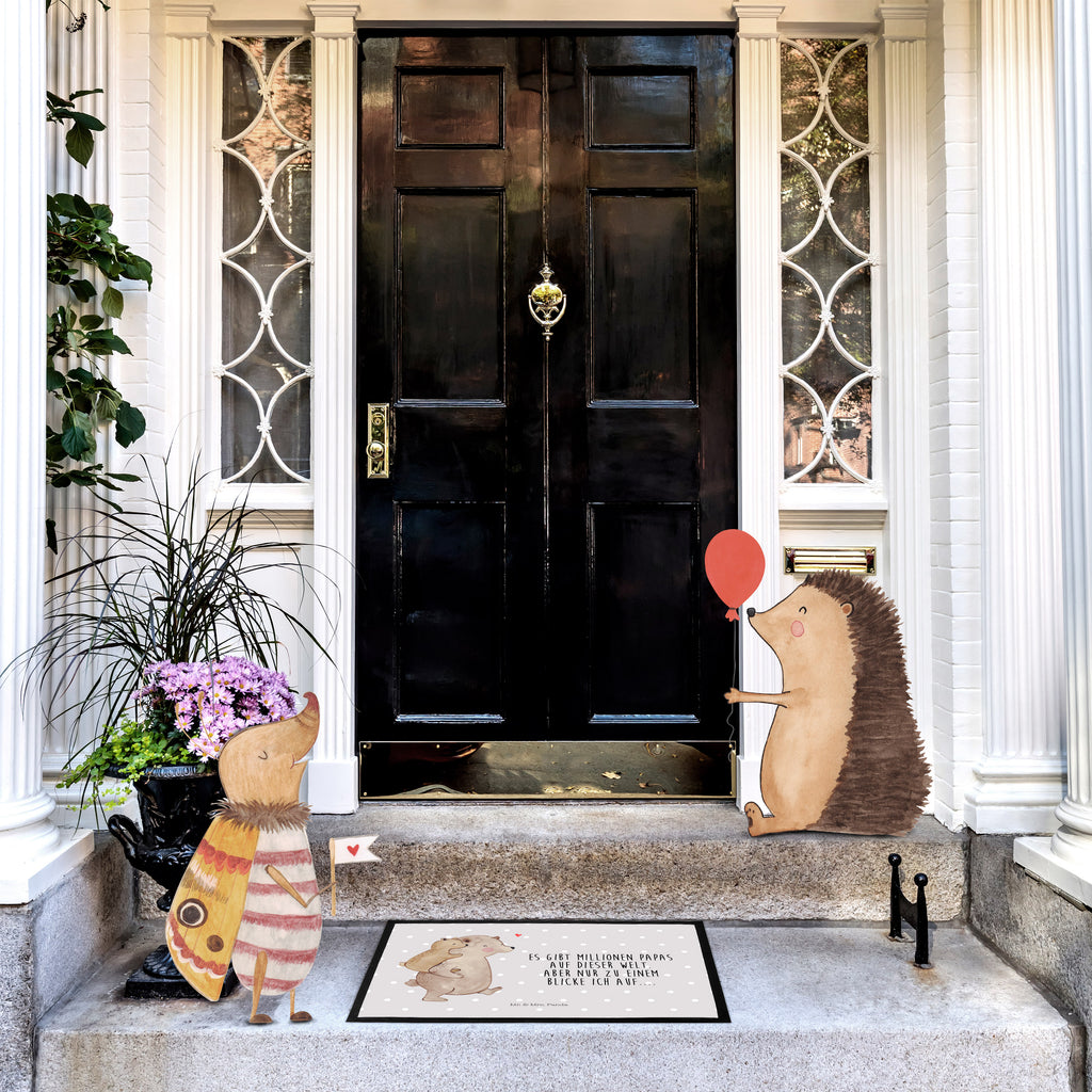 Fußmatte Papa Bär Geschenk, Vatertag, Papa, Vater, Papi, Vati, Onkel, Geburtstag Türvorleger, Schmutzmatte, Fußabtreter, Matte, Schmutzfänger, Fußabstreifer, Schmutzfangmatte, Türmatte, Motivfußmatte,  Haustürmatte, Vorleger  Familie, Vatertag, Muttertag, Bruder, Schwester, Mama, Papa, Oma, Opa