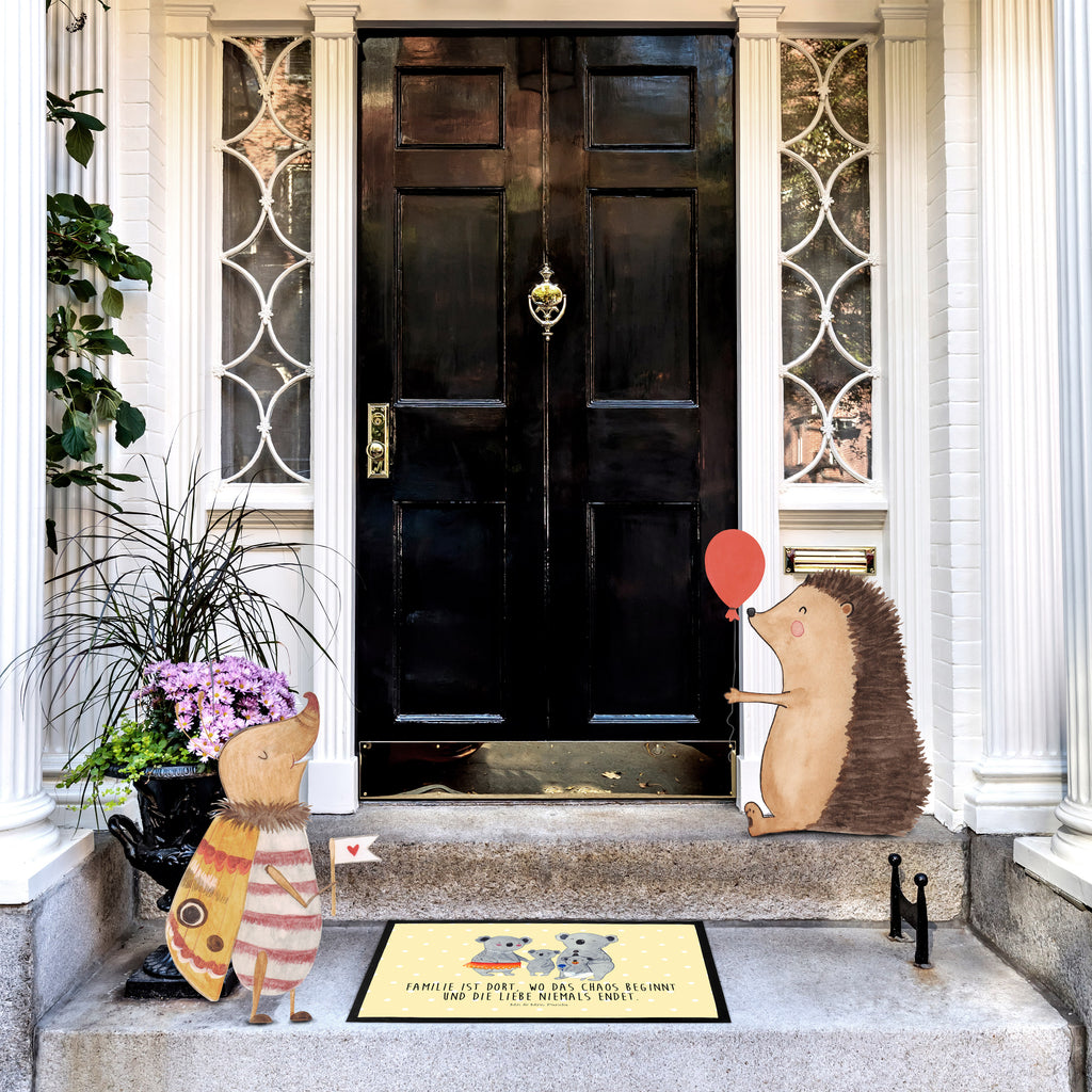 Fußmatte Koala Familie Koala, Koalas, Familie, Family, Mama, Papa, Kinder, Geschwister, Familienleben Türvorleger, Schmutzmatte, Fußabtreter, Matte, Schmutzfänger, Fußabstreifer, Schmutzfangmatte, Türmatte, Motivfußmatte,  Haustürmatte, Vorleger  Familie, Vatertag, Muttertag, Bruder, Schwester, Mama, Papa, Oma, Opa