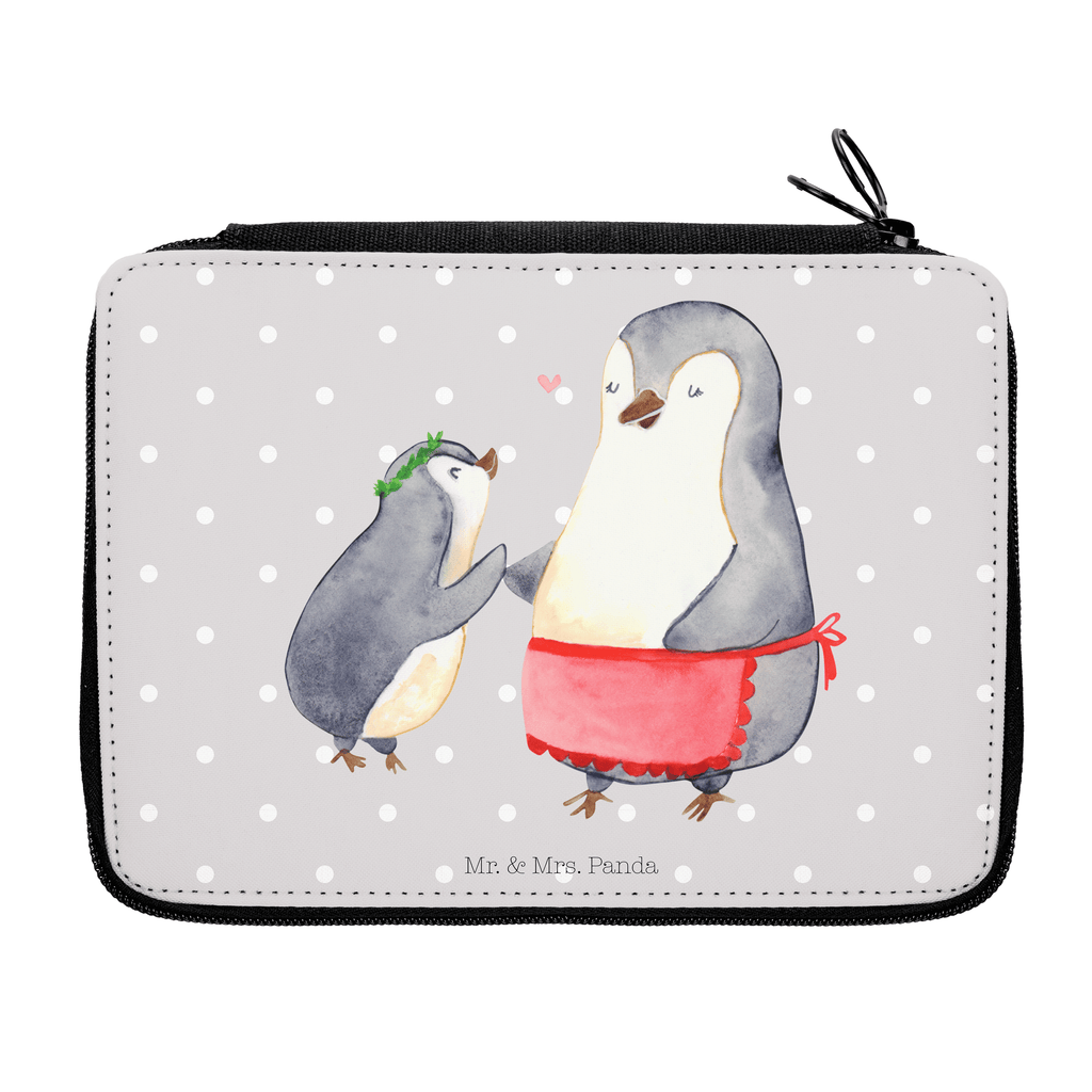 Federmappe Pinguin mit Kind Federmappe, Stiftetasche, Stifte Etui, Schule, Einschulung, Geschenk, Kind, Schüler, Schülerin, Stifterolle, Federmäppchen, Motiv, Grundschule, Federmäppchen bedruckt, Büro Stifte Etui, Bestückte Federmappe, Kinder Federmappe, Federmappe Einschulung, Familie, Vatertag, Muttertag, Bruder, Schwester, Mama, Papa, Oma, Opa, Mami, Mutti, Mutter, Geburststag