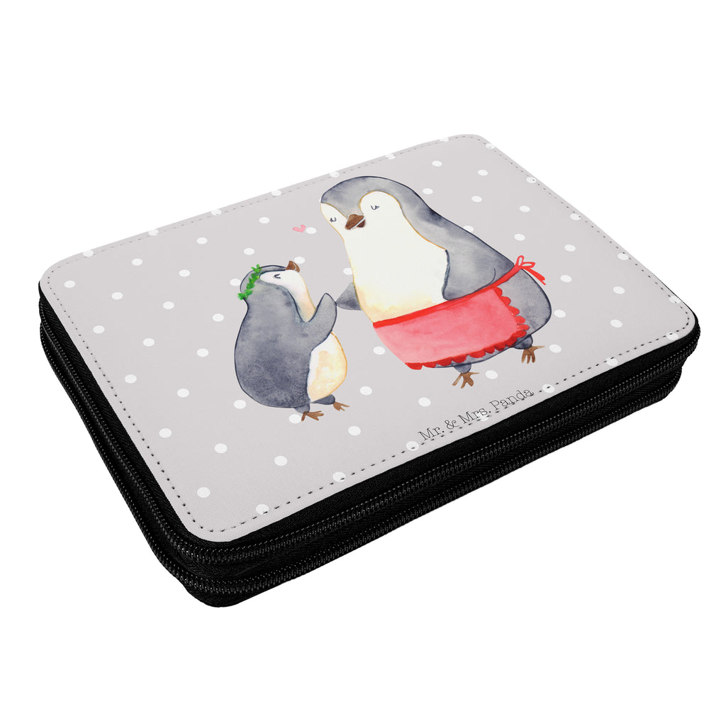 Federmappe Pinguin mit Kind Federmappe, Stiftetasche, Stifte Etui, Schule, Einschulung, Geschenk, Kind, Schüler, Schülerin, Stifterolle, Federmäppchen, Motiv, Grundschule, Federmäppchen bedruckt, Büro Stifte Etui, Bestückte Federmappe, Kinder Federmappe, Federmappe Einschulung, Familie, Vatertag, Muttertag, Bruder, Schwester, Mama, Papa, Oma, Opa, Mami, Mutti, Mutter, Geburststag