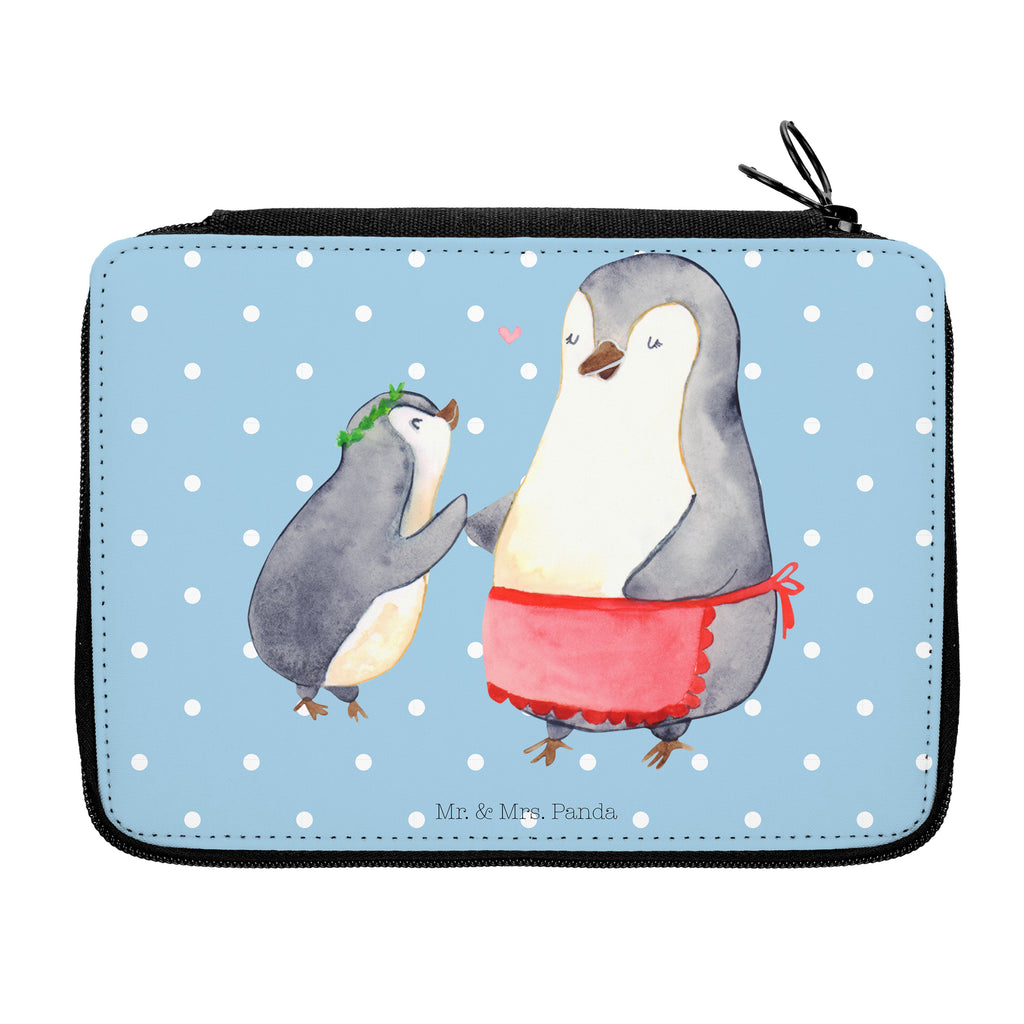 Federmappe Pinguin mit Kind Federmappe, Stiftetasche, Stifte Etui, Schule, Einschulung, Geschenk, Kind, Schüler, Schülerin, Stifterolle, Federmäppchen, Motiv, Grundschule, Federmäppchen bedruckt, Büro Stifte Etui, Bestückte Federmappe, Kinder Federmappe, Federmappe Einschulung, Familie, Vatertag, Muttertag, Bruder, Schwester, Mama, Papa, Oma, Opa, Mami, Mutti, Mutter, Geburststag