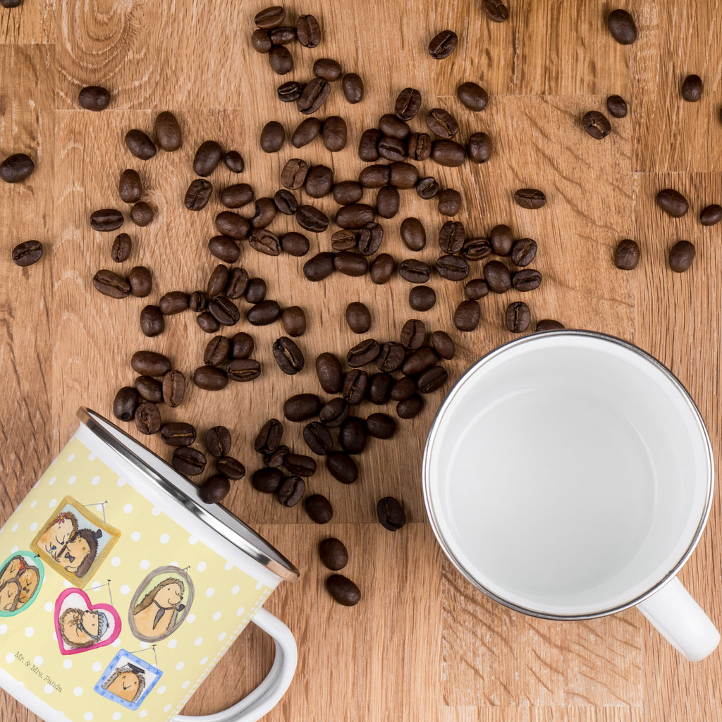 Camping Emaille Tasse Igel Familie Campingtasse, Trinkbecher, Metalltasse, Outdoor Tasse, Emaille Trinkbecher, Blechtasse Outdoor, Emaille Campingbecher, Edelstahl Trinkbecher, Metalltasse für Camping, Kaffee Blechtasse, Camping Tasse Metall, Familie, Vatertag, Muttertag, Bruder, Schwester, Mama, Papa, Oma, Opa, Liebe, Igel, Bilder, Zusammenhalt, Glück