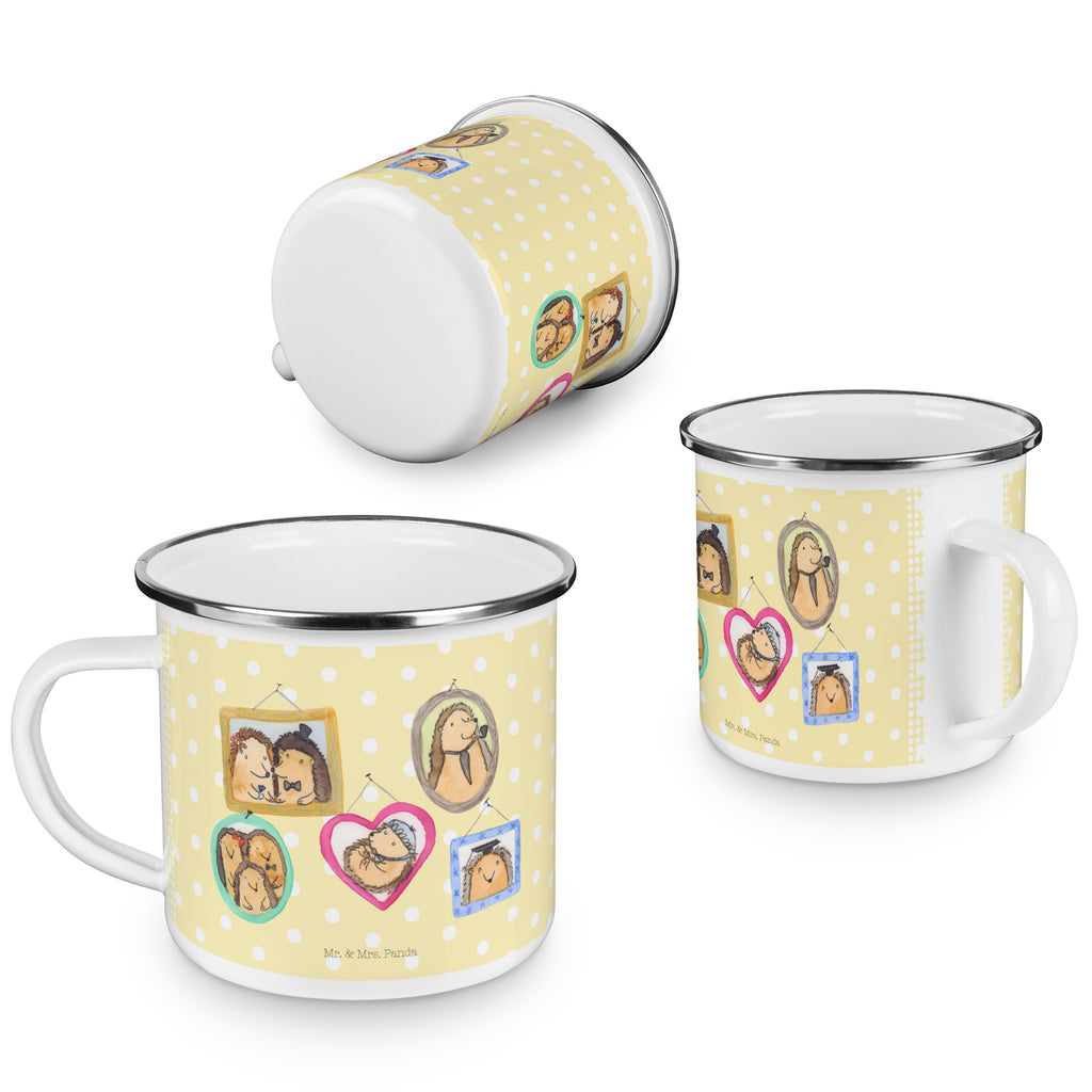 Camping Emaille Tasse Igel Familie Campingtasse, Trinkbecher, Metalltasse, Outdoor Tasse, Emaille Trinkbecher, Blechtasse Outdoor, Emaille Campingbecher, Edelstahl Trinkbecher, Metalltasse für Camping, Kaffee Blechtasse, Camping Tasse Metall, Familie, Vatertag, Muttertag, Bruder, Schwester, Mama, Papa, Oma, Opa, Liebe, Igel, Bilder, Zusammenhalt, Glück