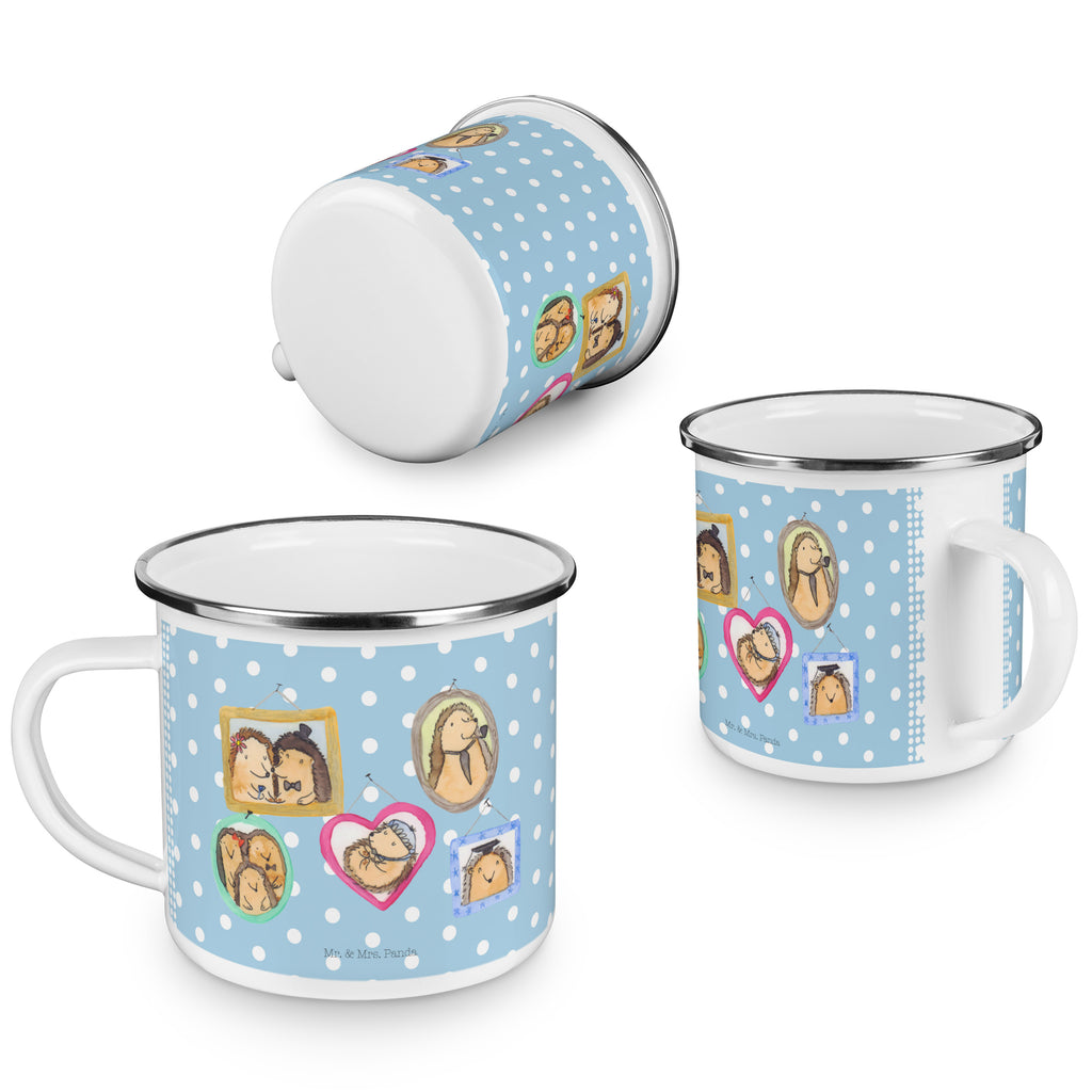 Camping Emaille Tasse Igel Familie Campingtasse, Trinkbecher, Metalltasse, Outdoor Tasse, Emaille Trinkbecher, Blechtasse Outdoor, Emaille Campingbecher, Edelstahl Trinkbecher, Metalltasse für Camping, Kaffee Blechtasse, Camping Tasse Metall, Familie, Vatertag, Muttertag, Bruder, Schwester, Mama, Papa, Oma, Opa, Liebe, Igel, Bilder, Zusammenhalt, Glück