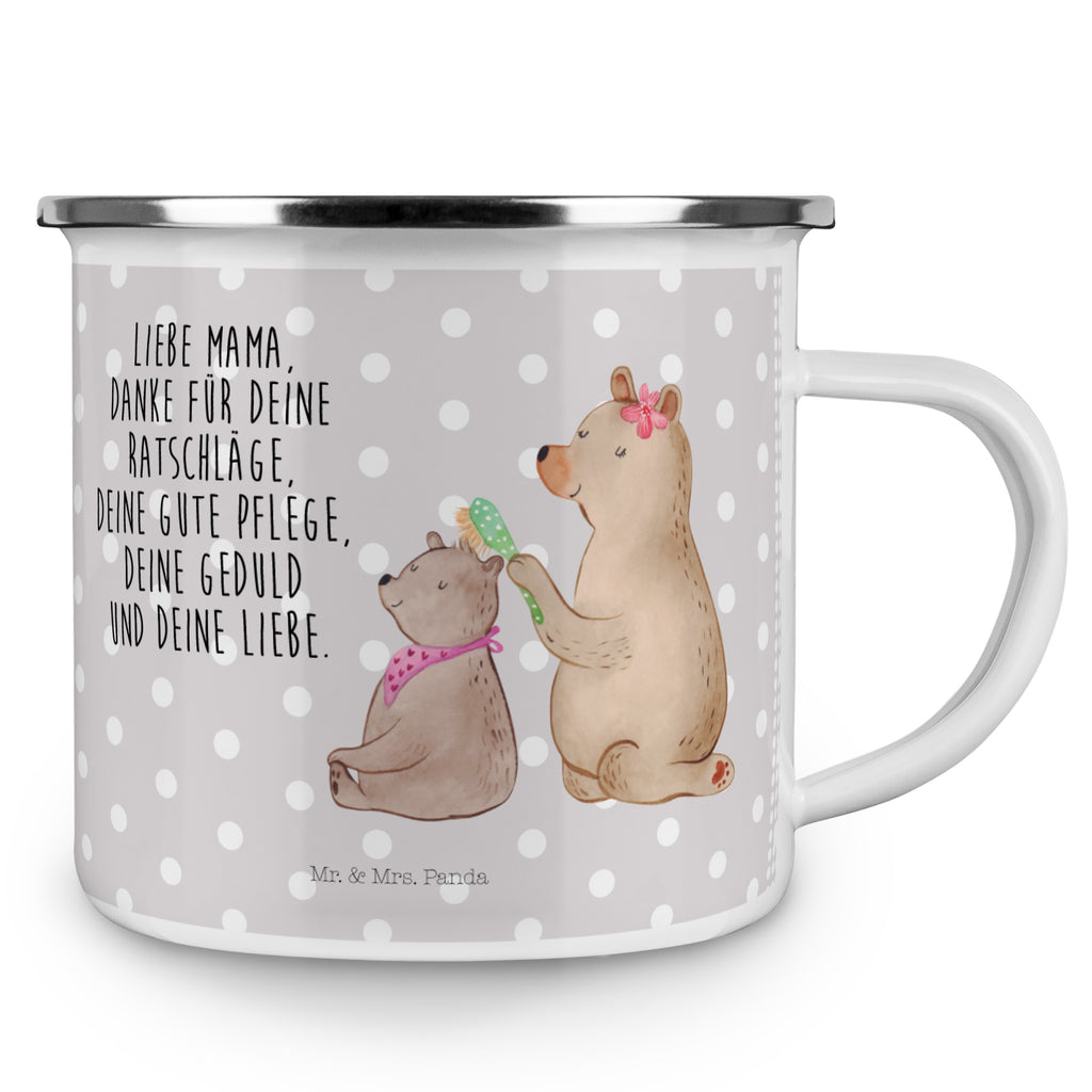 Camping Emaille Tasse Bär mit Kind Campingtasse, Trinkbecher, Metalltasse, Outdoor Tasse, Emaille Trinkbecher, Blechtasse Outdoor, Emaille Campingbecher, Edelstahl Trinkbecher, Metalltasse für Camping, Kaffee Blechtasse, Camping Tasse Metall, Familie, Vatertag, Muttertag, Bruder, Schwester, Mama, Papa, Oma, Opa, Geschenk, Mutti, Mutter