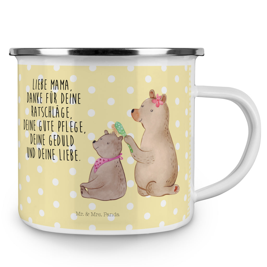 Camping Emaille Tasse Bär mit Kind Campingtasse, Trinkbecher, Metalltasse, Outdoor Tasse, Emaille Trinkbecher, Blechtasse Outdoor, Emaille Campingbecher, Edelstahl Trinkbecher, Metalltasse für Camping, Kaffee Blechtasse, Camping Tasse Metall, Familie, Vatertag, Muttertag, Bruder, Schwester, Mama, Papa, Oma, Opa, Geschenk, Mutti, Mutter
