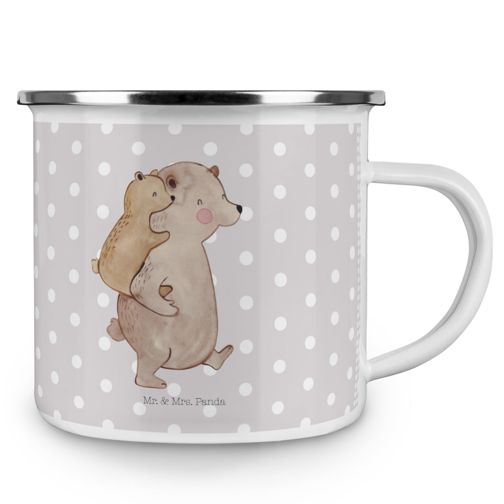 Camping Emaille Tasse Papa Bär Campingtasse, Trinkbecher, Metalltasse, Outdoor Tasse, Emaille Trinkbecher, Blechtasse Outdoor, Emaille Campingbecher, Edelstahl Trinkbecher, Metalltasse für Camping, Kaffee Blechtasse, Camping Tasse Metall, Familie, Vatertag, Muttertag, Bruder, Schwester, Mama, Papa, Oma, Opa, Geschenk, Vater, Papi, Vati, Onkel, Geburtstag