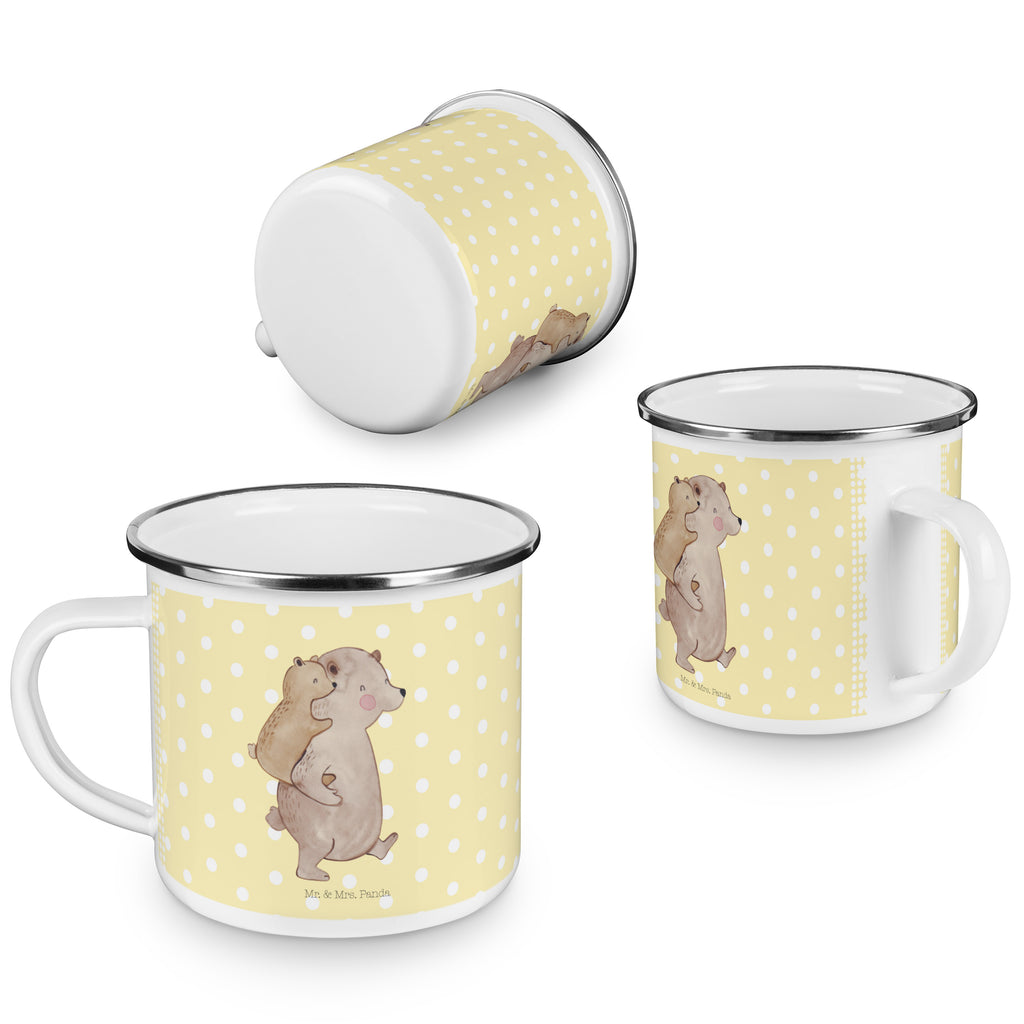 Camping Emaille Tasse Papa Bär Campingtasse, Trinkbecher, Metalltasse, Outdoor Tasse, Emaille Trinkbecher, Blechtasse Outdoor, Emaille Campingbecher, Edelstahl Trinkbecher, Metalltasse für Camping, Kaffee Blechtasse, Camping Tasse Metall, Familie, Vatertag, Muttertag, Bruder, Schwester, Mama, Papa, Oma, Opa, Geschenk, Vater, Papi, Vati, Onkel, Geburtstag