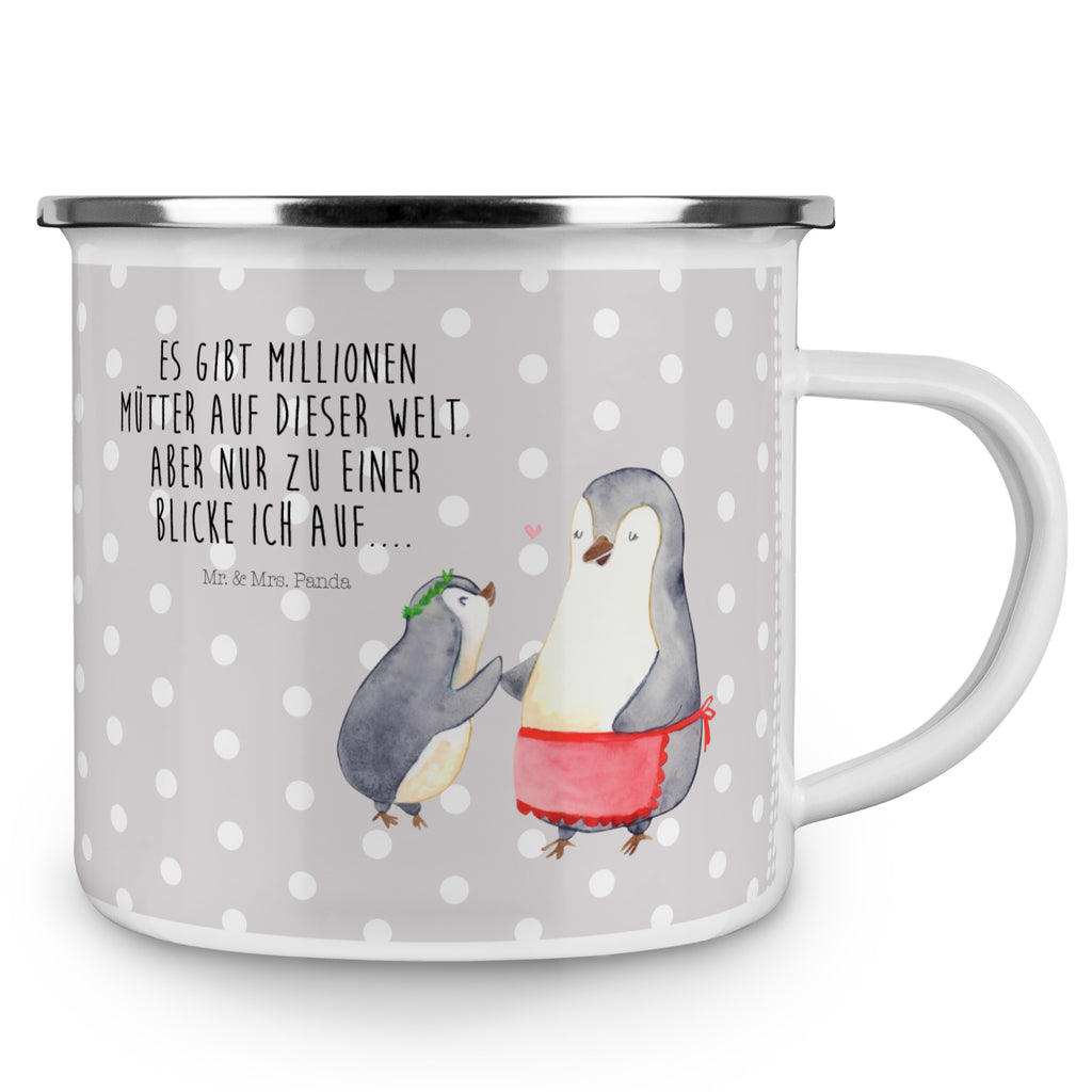 Camping Emaille Tasse Pinguin mit Kind Campingtasse, Trinkbecher, Metalltasse, Outdoor Tasse, Emaille Trinkbecher, Blechtasse Outdoor, Emaille Campingbecher, Edelstahl Trinkbecher, Metalltasse für Camping, Kaffee Blechtasse, Camping Tasse Metall, Familie, Vatertag, Muttertag, Bruder, Schwester, Mama, Papa, Oma, Opa, Geschenk, Mami, Mutti, Mutter, Geburststag